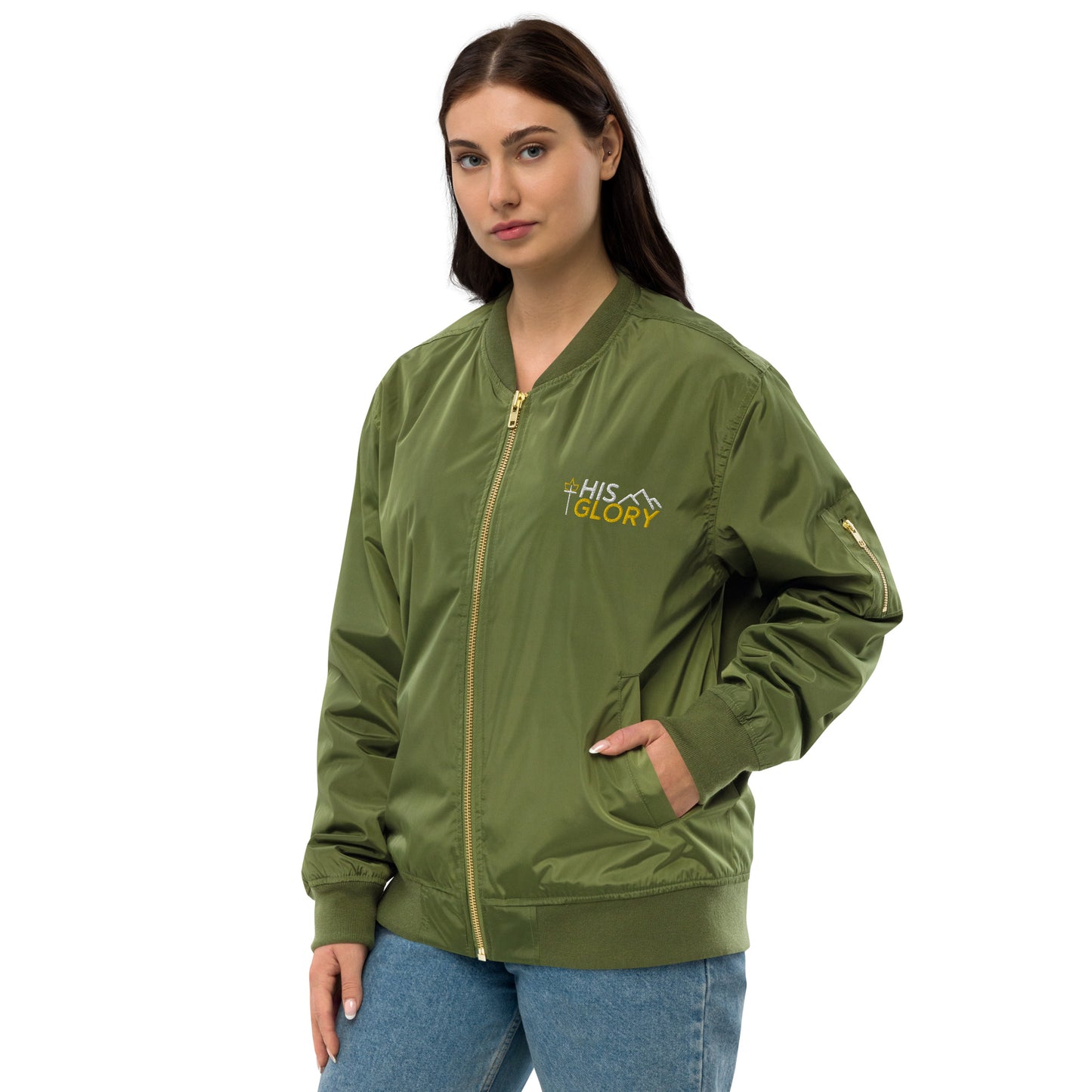 His Glory - 3.0 - NEW - Premium recycled bomber jacket
