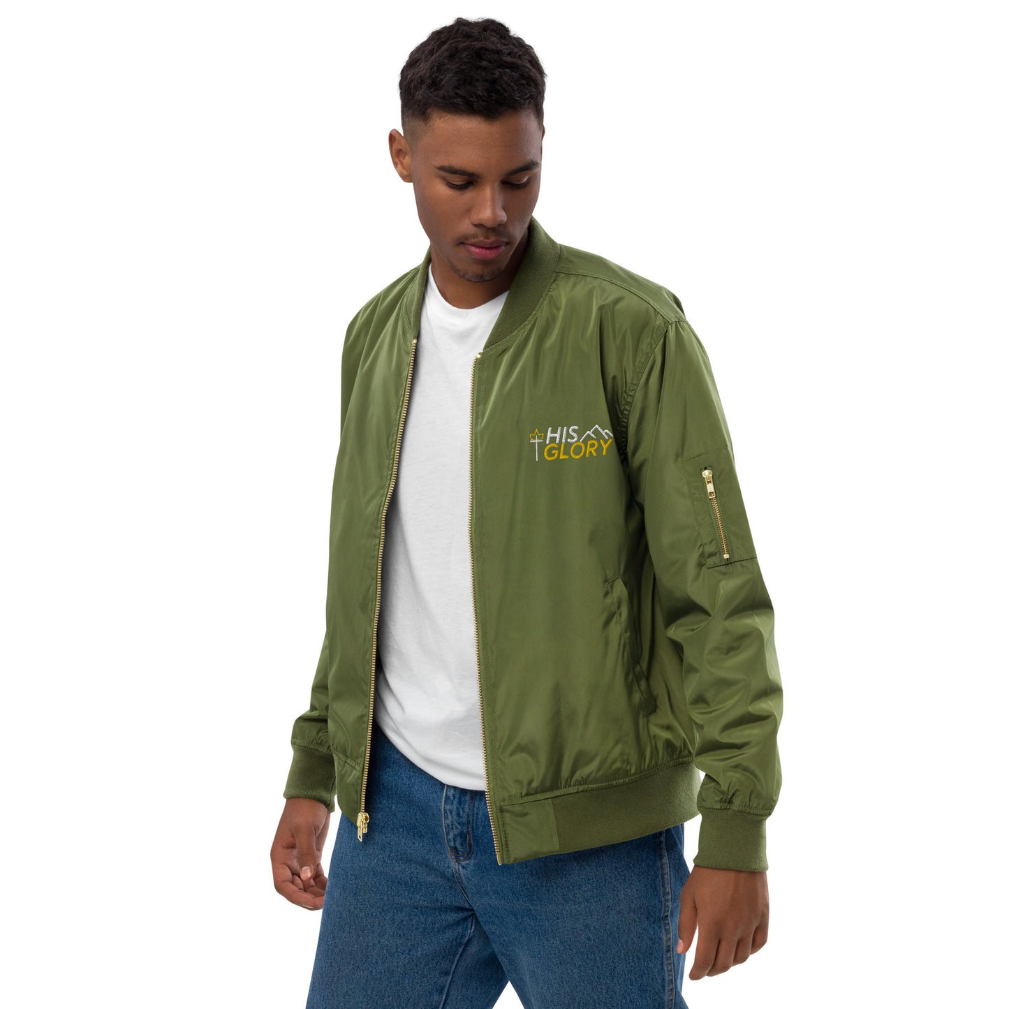 His Glory - 3.0 - NEW - Premium recycled bomber jacket