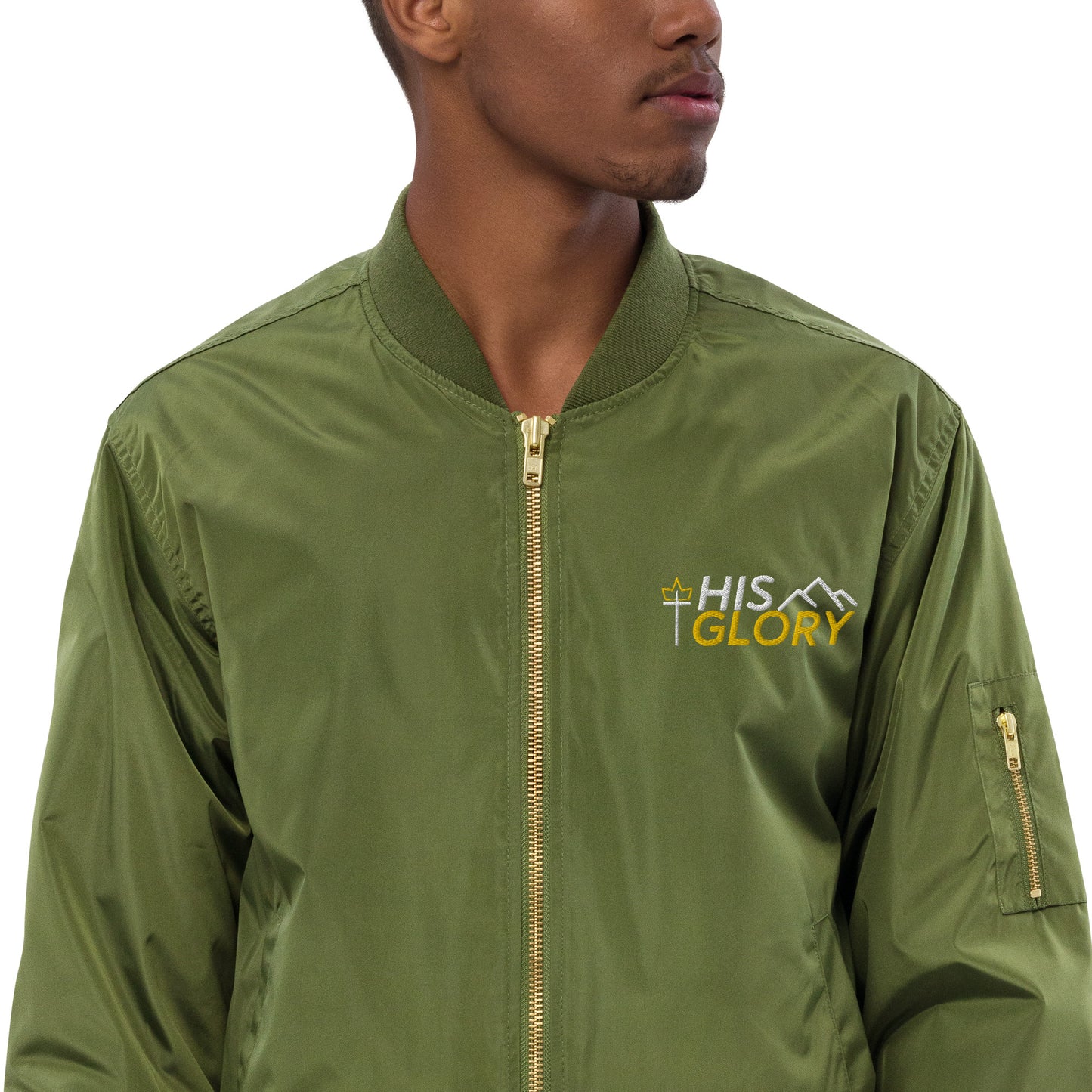 His Glory - 3.0 - NEW - Premium recycled bomber jacket