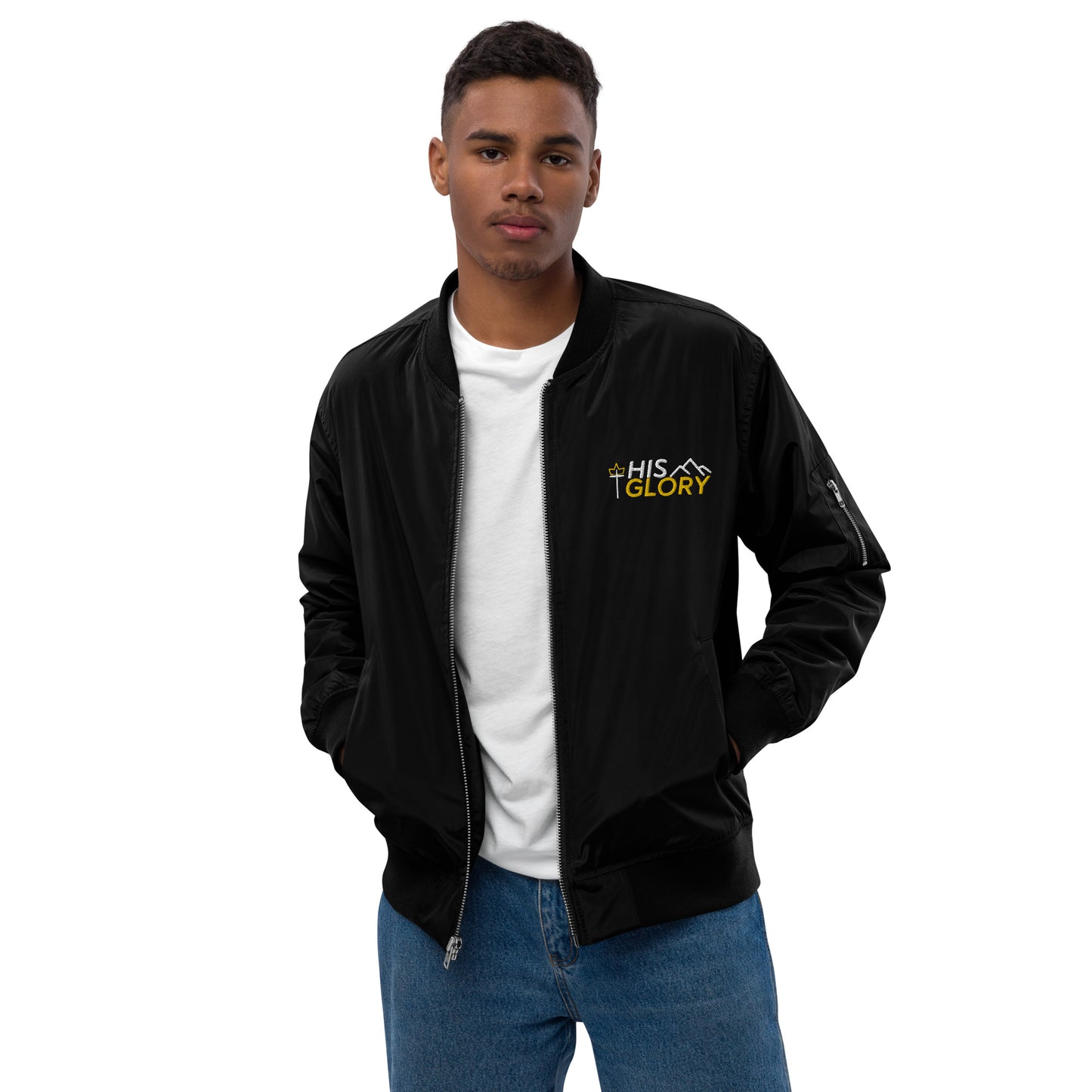 His Glory - 3.0 - NEW - Premium recycled bomber jacket
