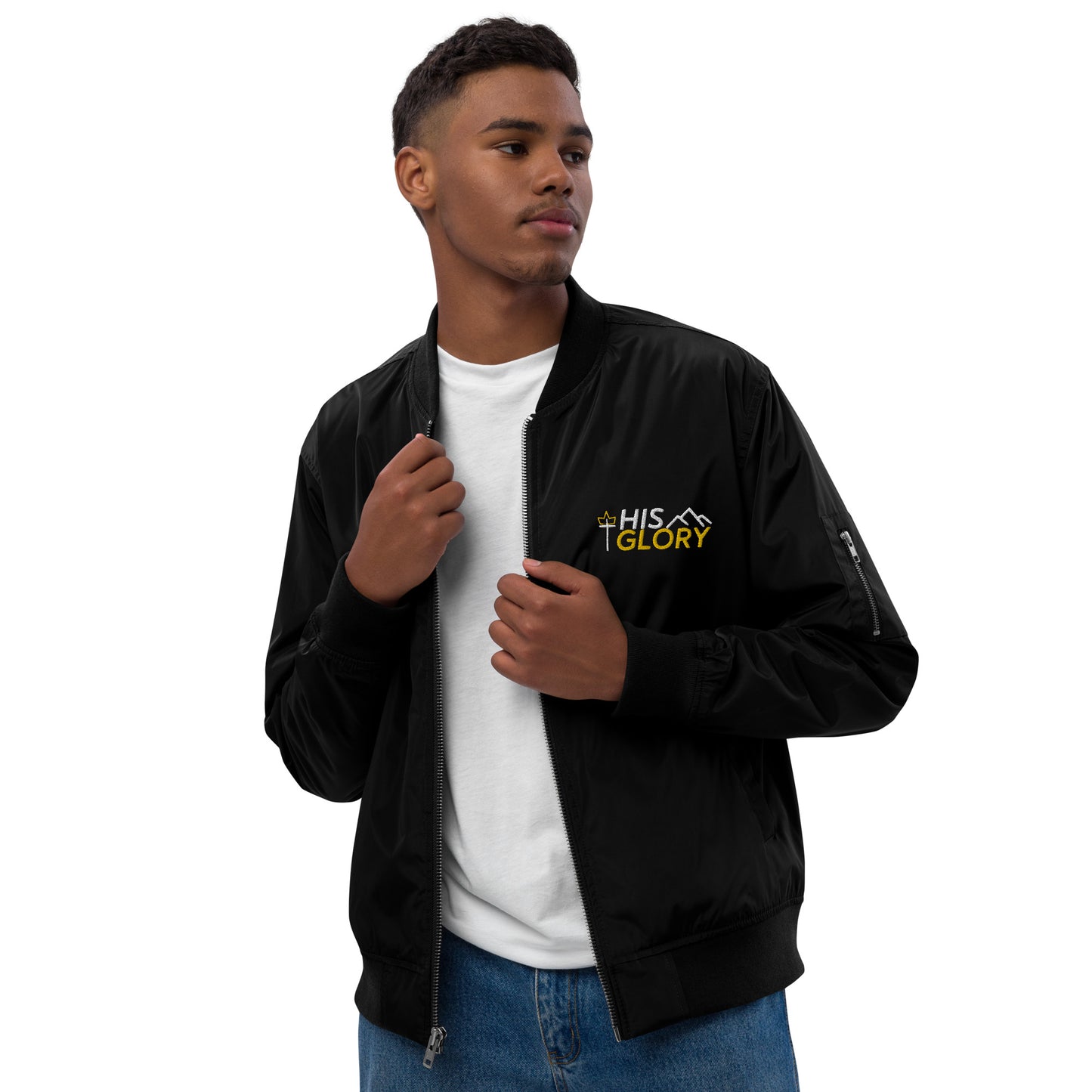 His Glory - 3.0 - NEW - Premium recycled bomber jacket