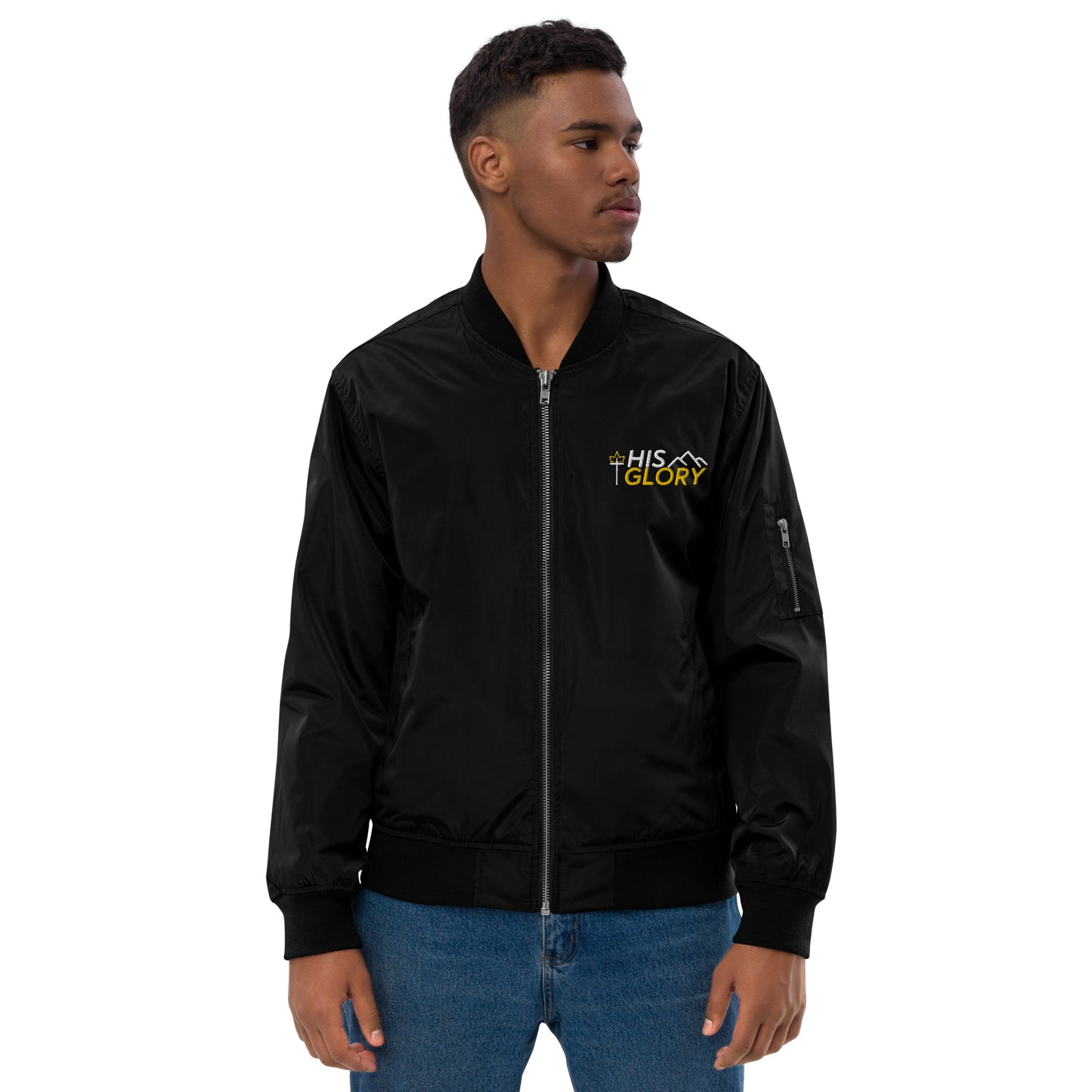 His Glory - 3.0 - NEW - Premium recycled bomber jacket