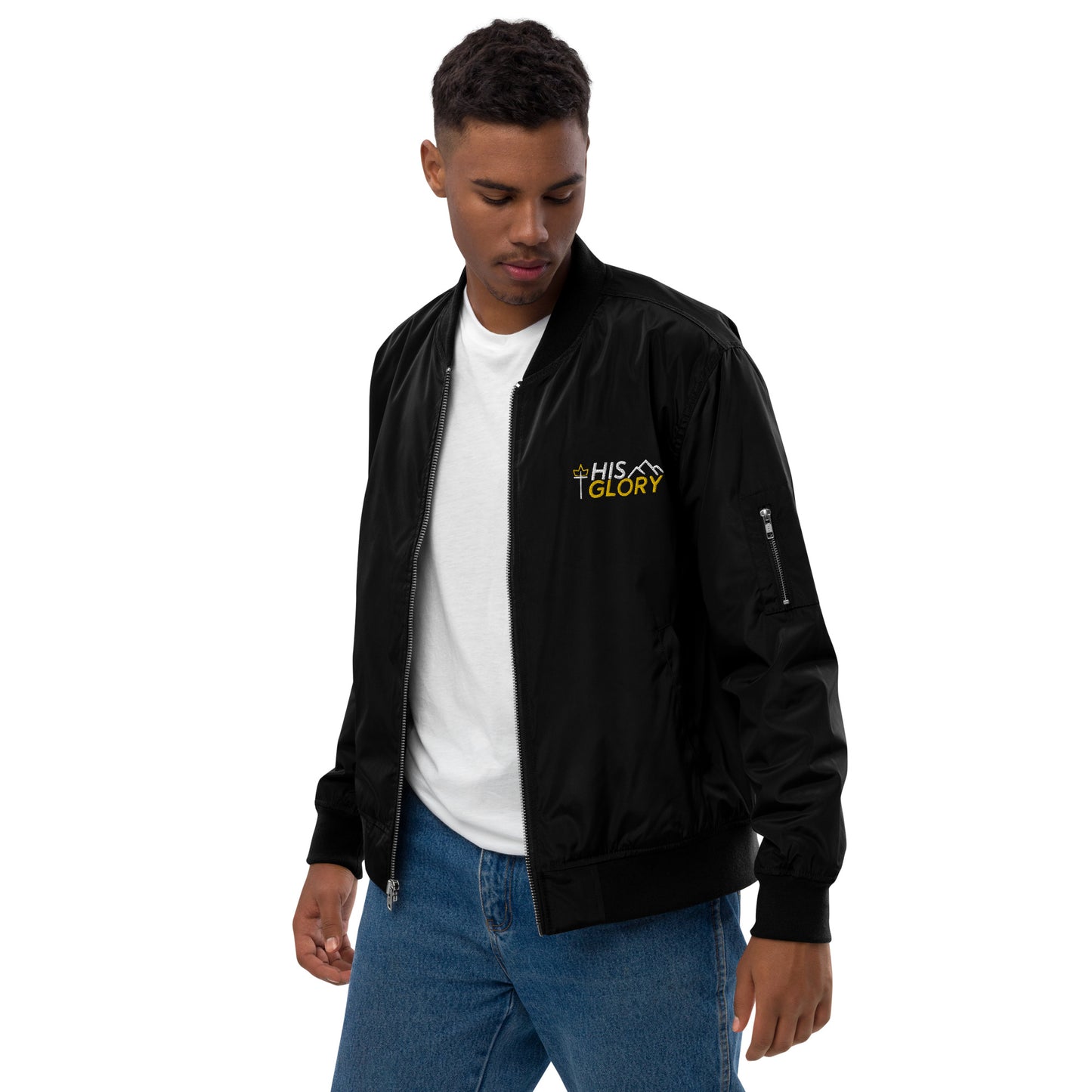 His Glory - 3.0 - NEW - Premium recycled bomber jacket