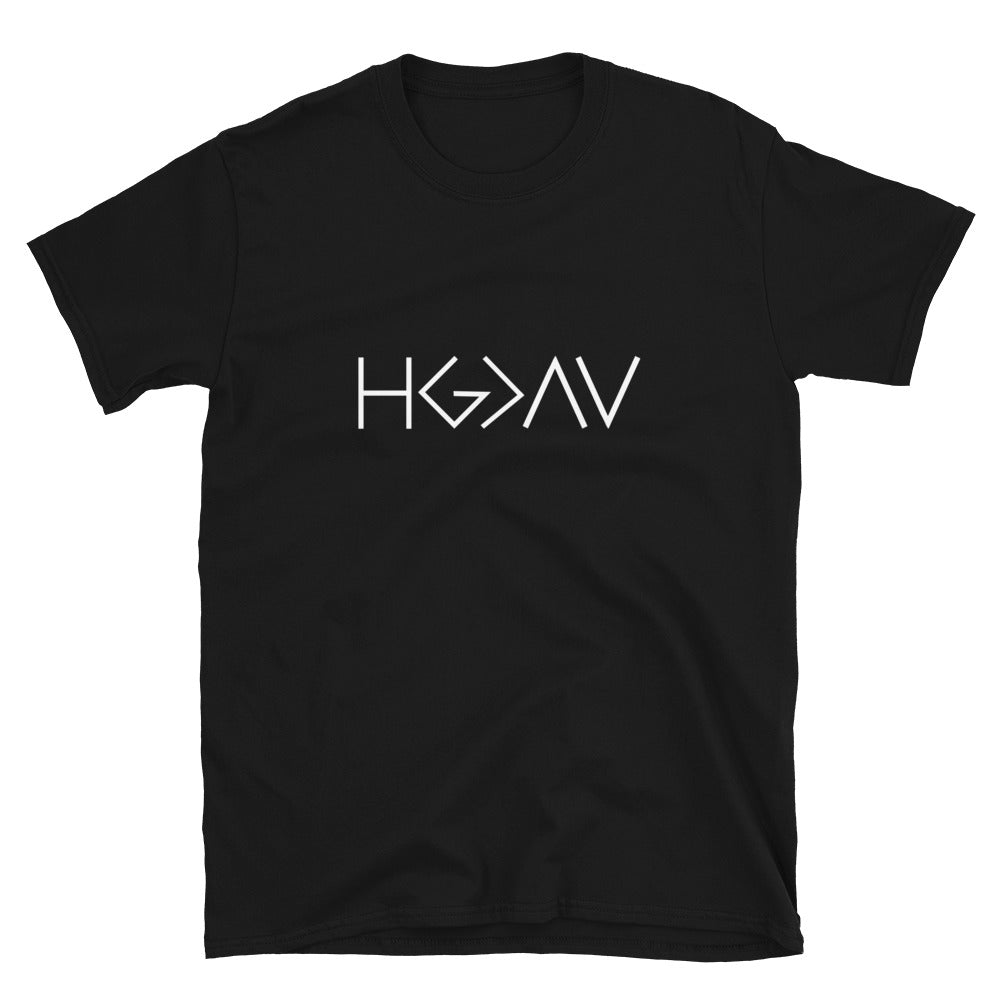 His Glory is Greater than the Highs and the Lows - Short-Sleeve Unisex T-Shirt
