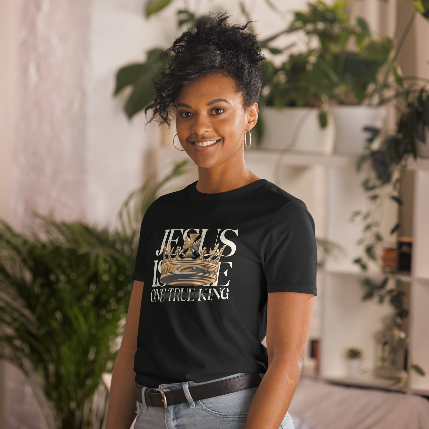 Jesus is the one True King - Short-Sleeve Unisex T-Shirt
