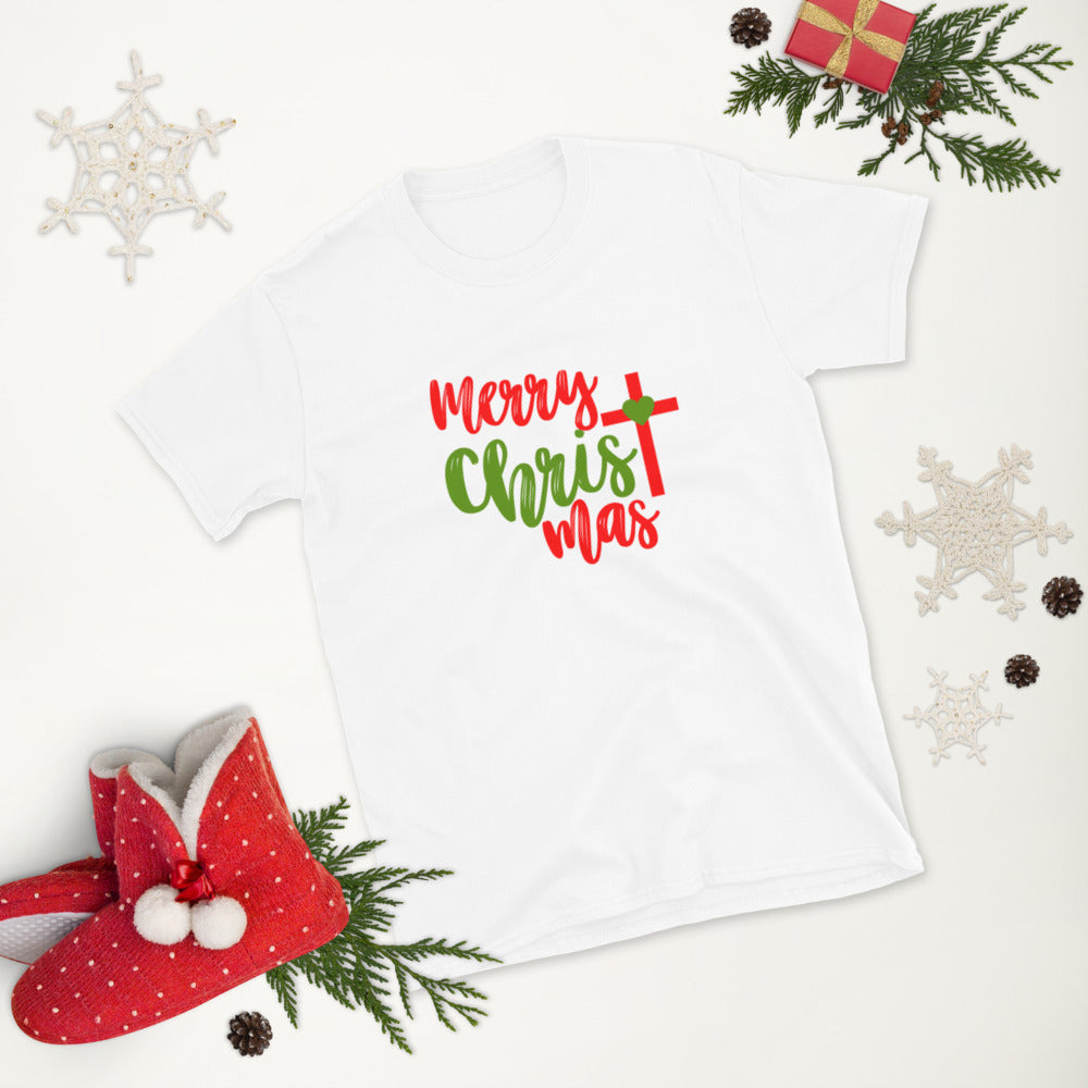 Merry CHRIST MasShort-Sleeve Unisex T-Shirt