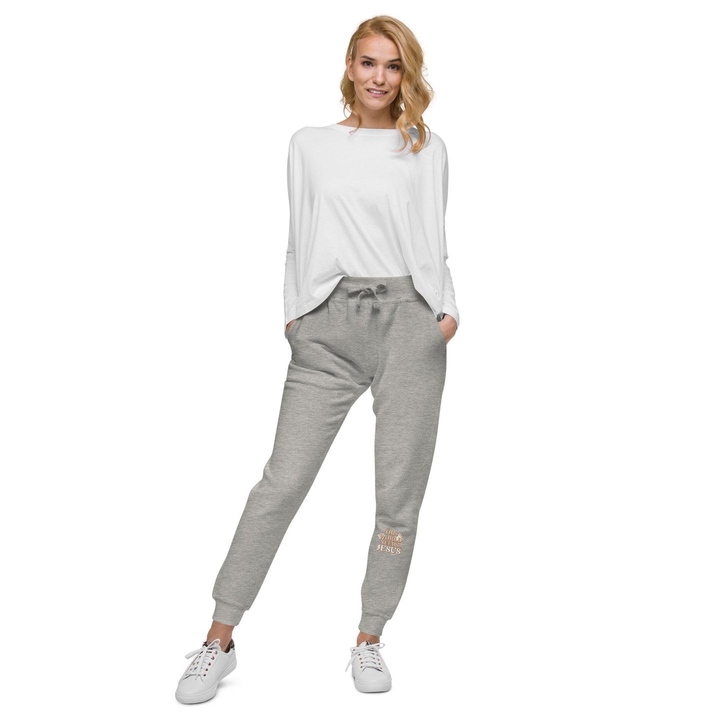 This World Needs Jesus - Unisex fleece sweatpants