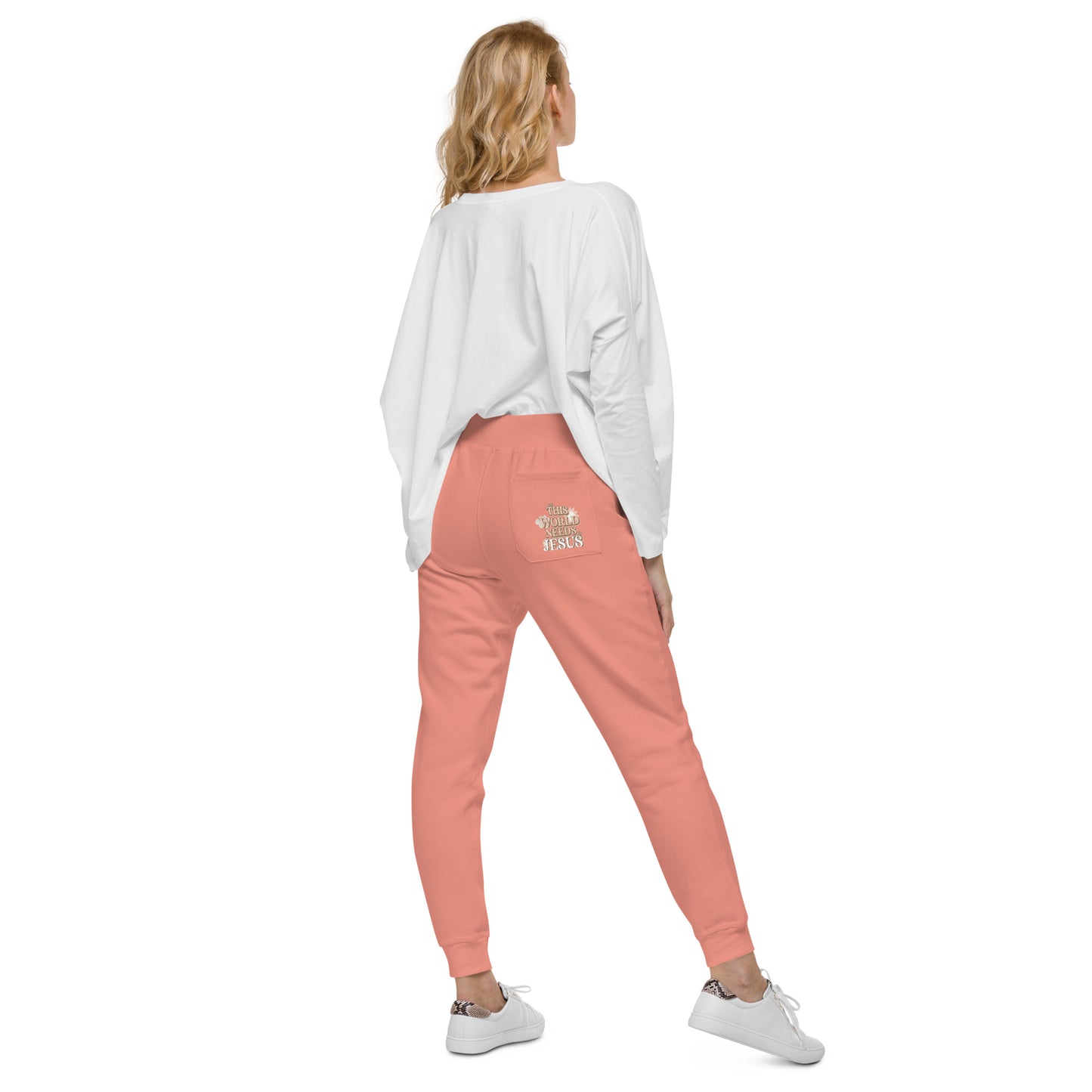 This World Needs Jesus - Unisex fleece sweatpants