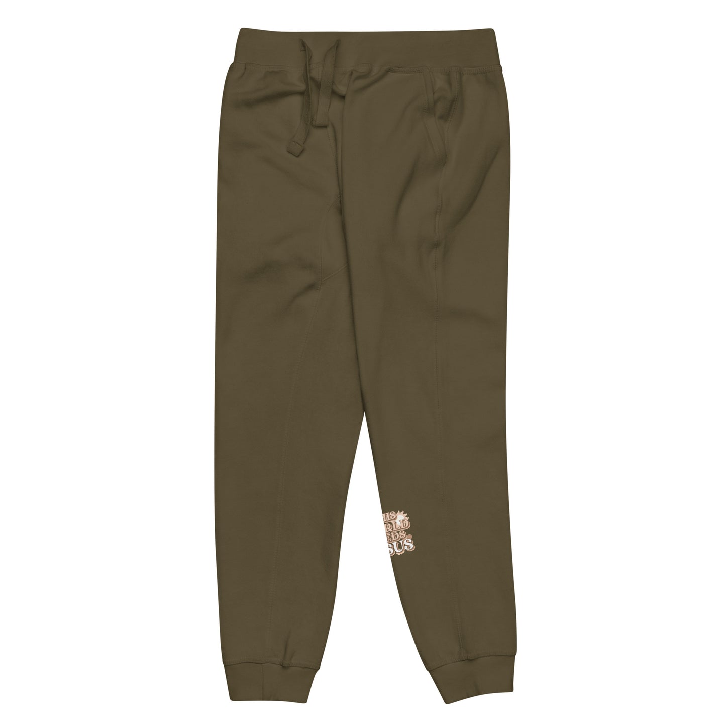 This World Needs Jesus - Unisex fleece sweatpants
