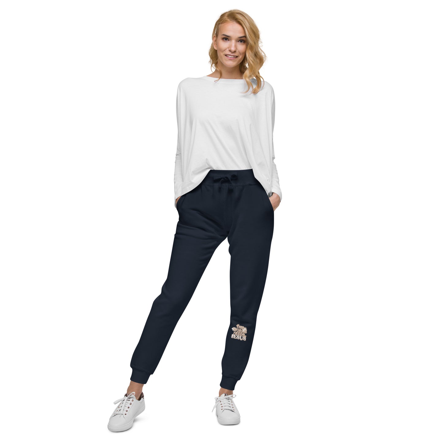 This World Needs Jesus - Unisex fleece sweatpants