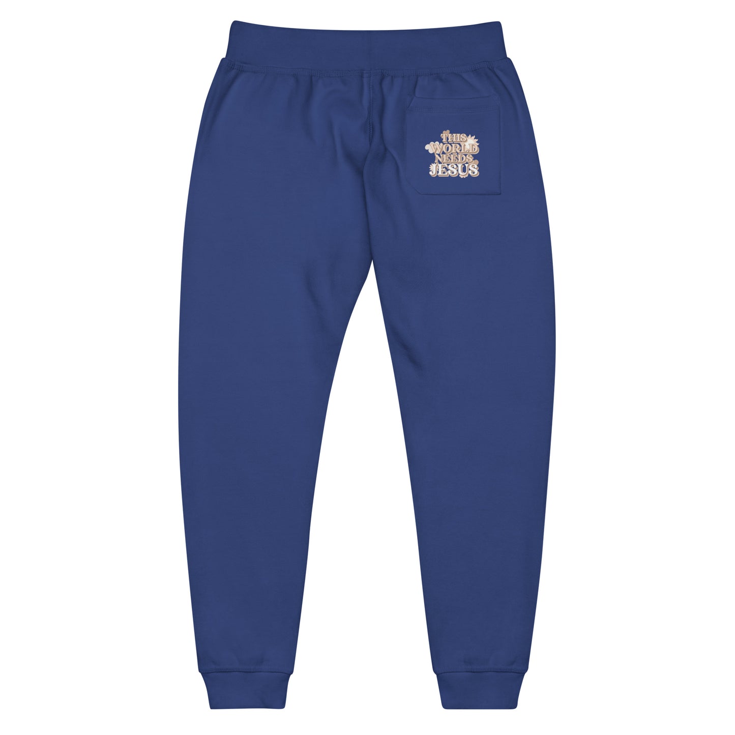 This World Needs Jesus - Unisex fleece sweatpants