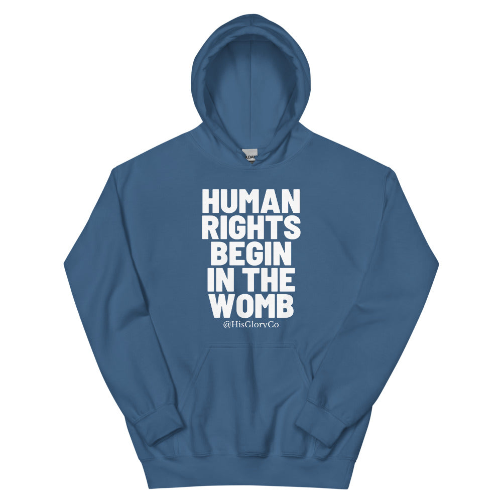 Human Rights Begin in the Womb - Unisex Hoodie