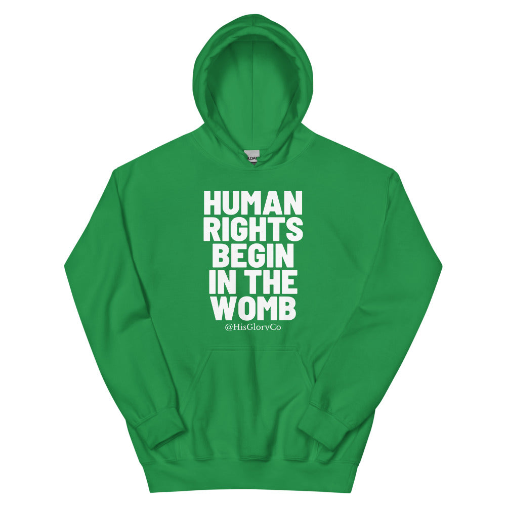Human Rights Begin in the Womb - Unisex Hoodie