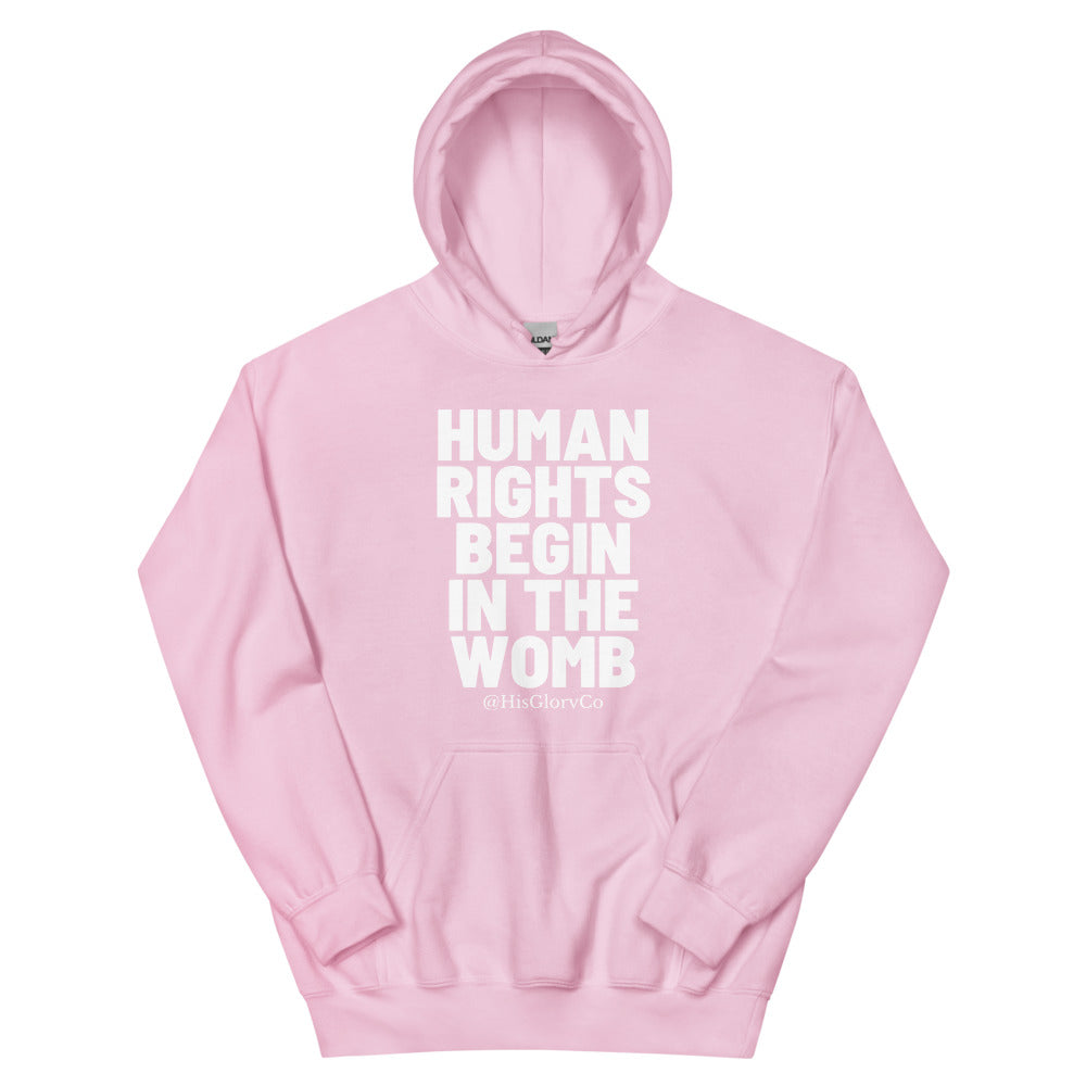 Human Rights Begin in the Womb - Unisex Hoodie