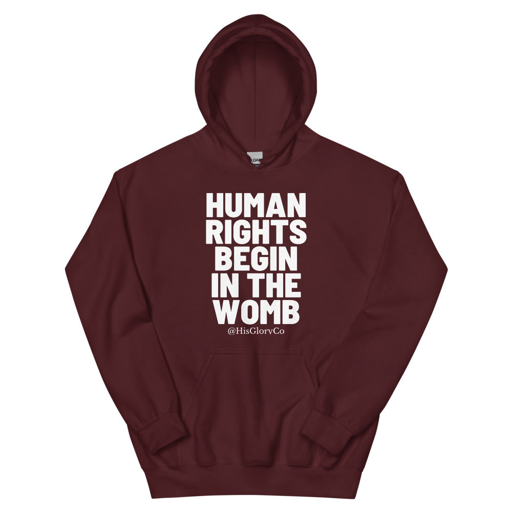 Human Rights Begin in the Womb - Unisex Hoodie