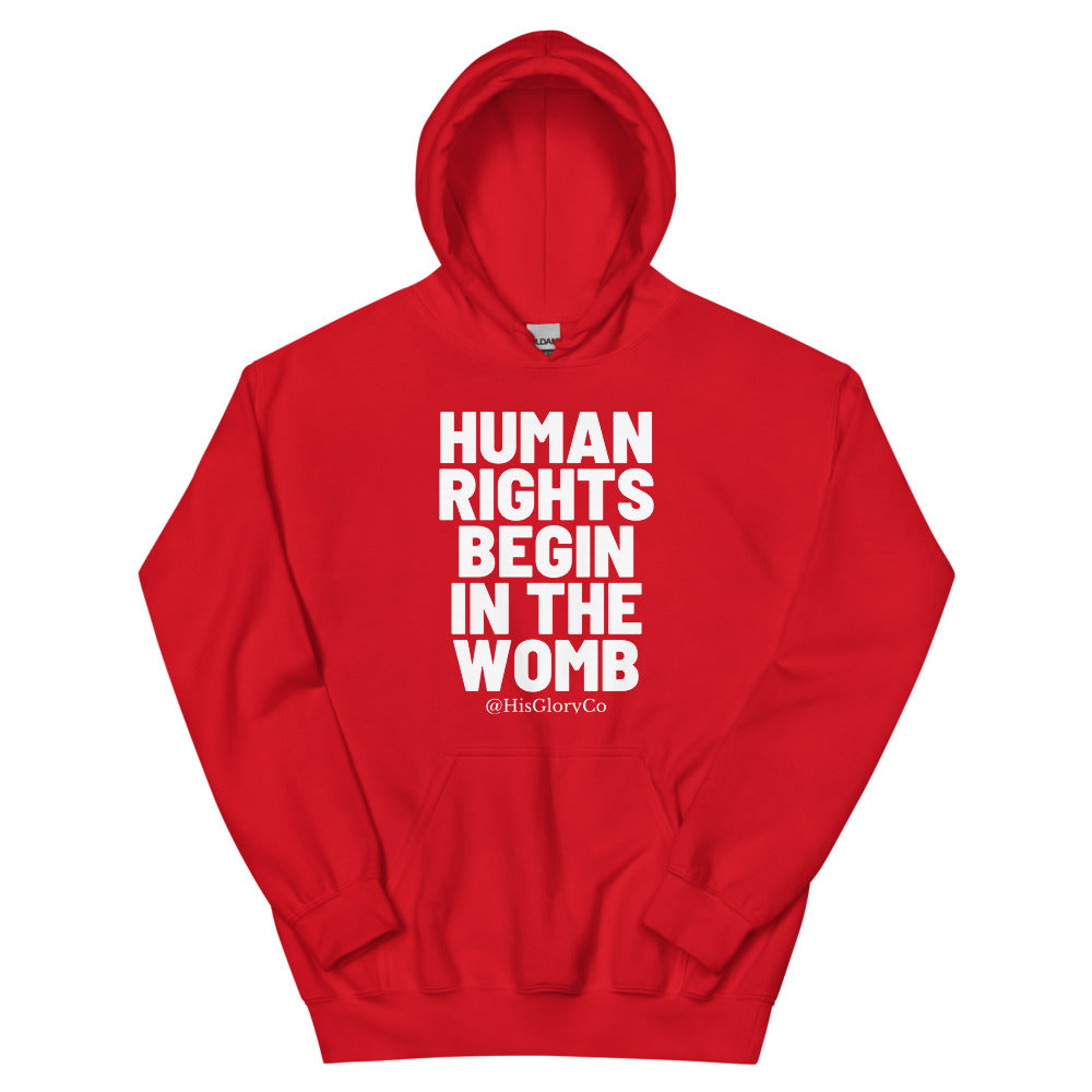 Human Rights Begin in the Womb - Unisex Hoodie