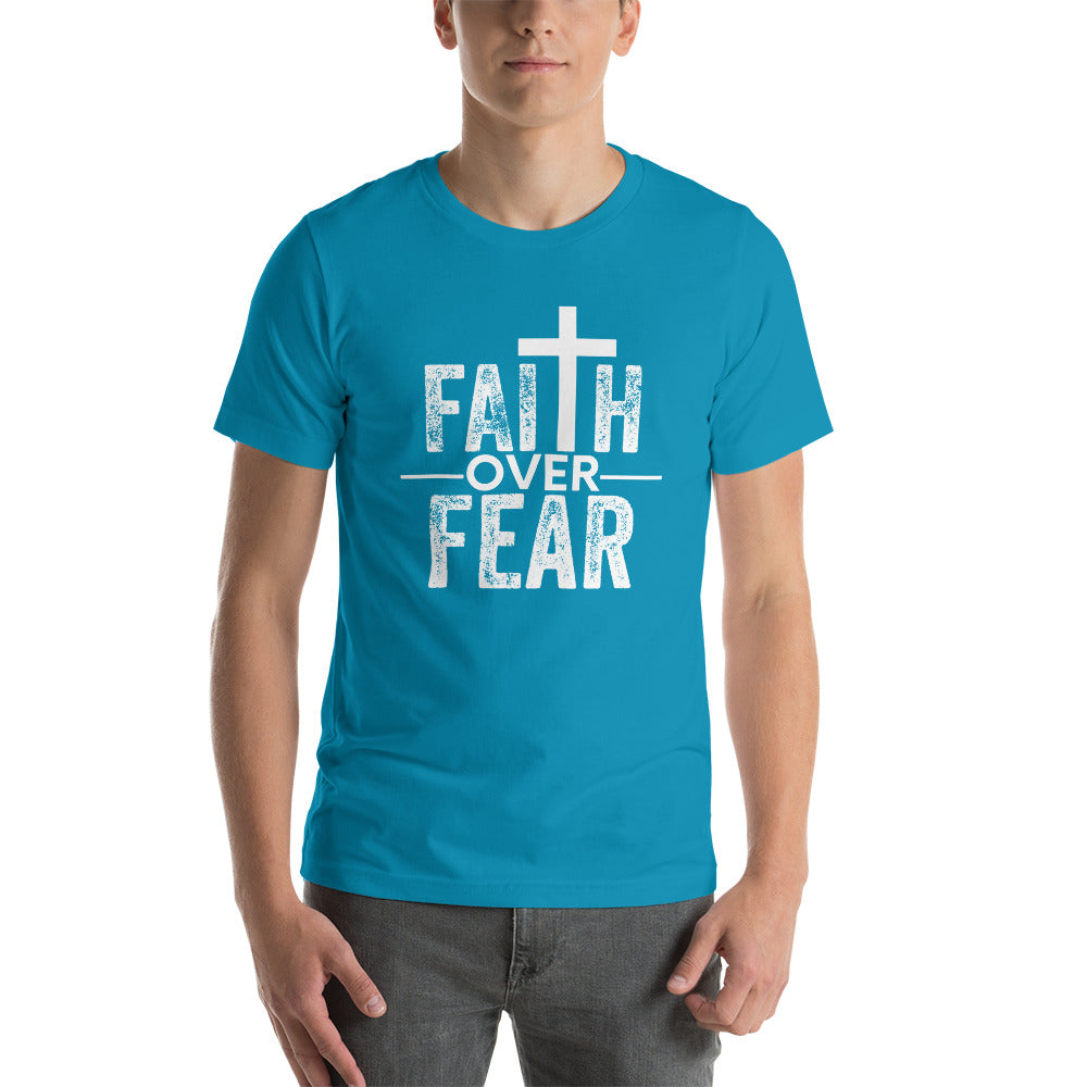 Faith over Fear - Colors - Short-Sleeve Unisex T-Shirt