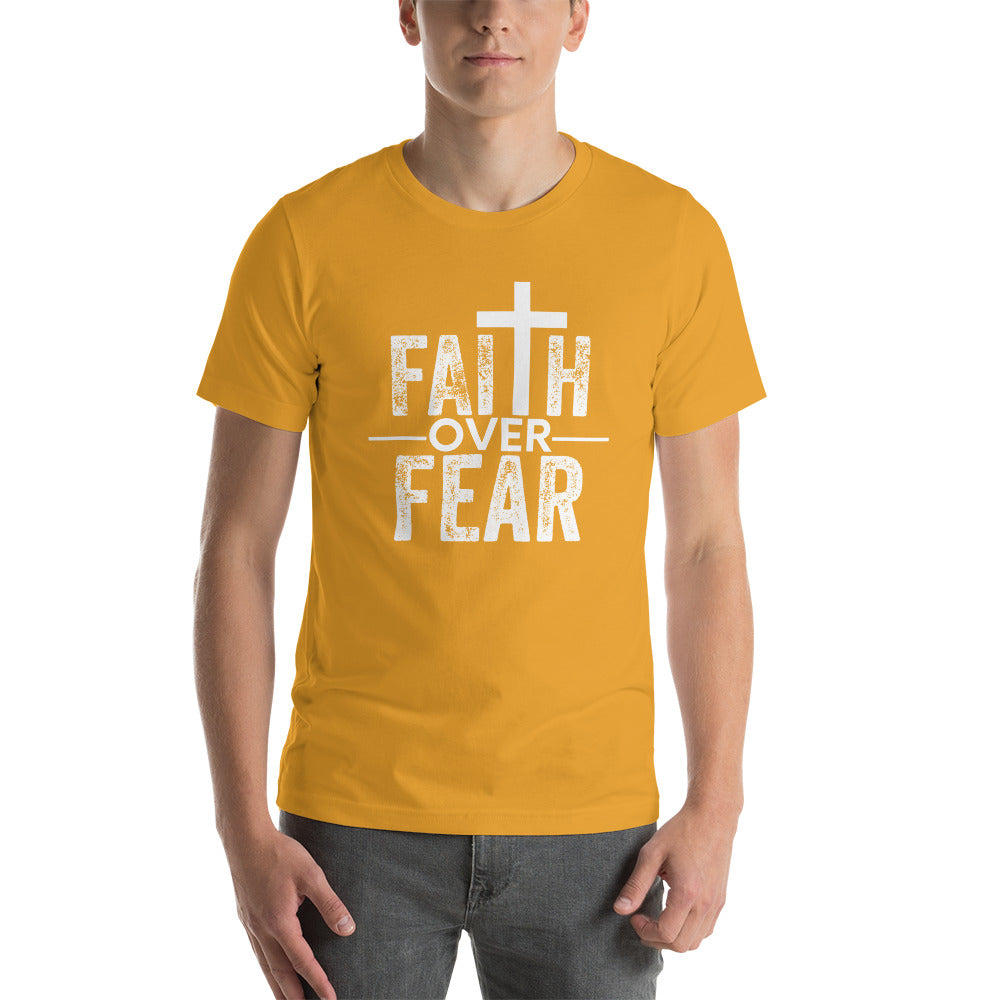 Faith over Fear - Colors - Short-Sleeve Unisex T-Shirt