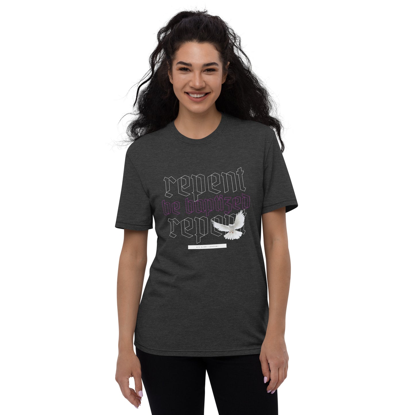 Repent and Be Baptized - Unisex recycled t-shirt
