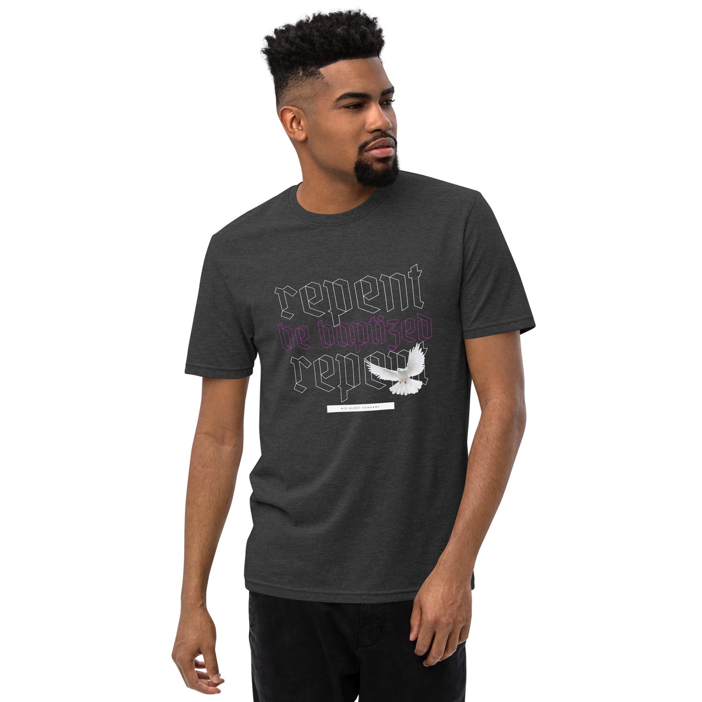 Repent and Be Baptized - Unisex recycled t-shirt