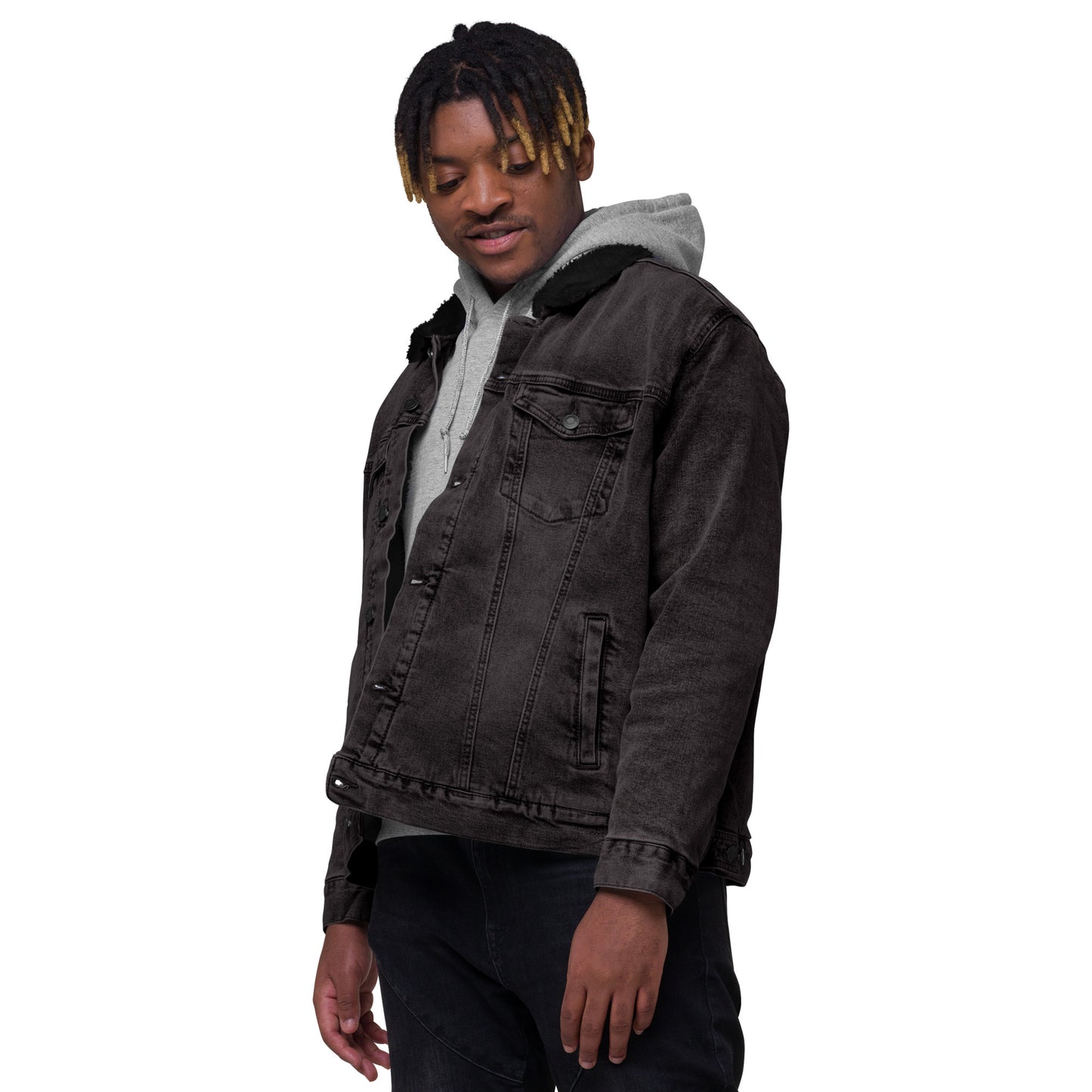 His Glory Co - 3.0 - NEW - Unisex denim sherpa jacket