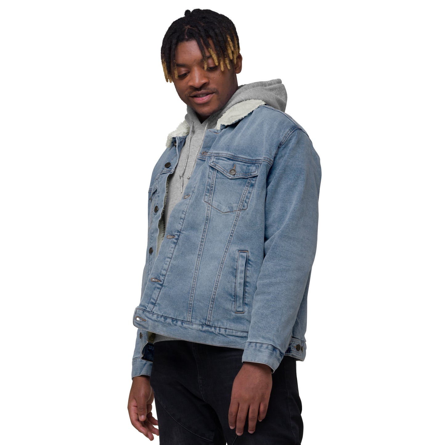 His Glory Co - 3.0 - NEW - Unisex denim sherpa jacket