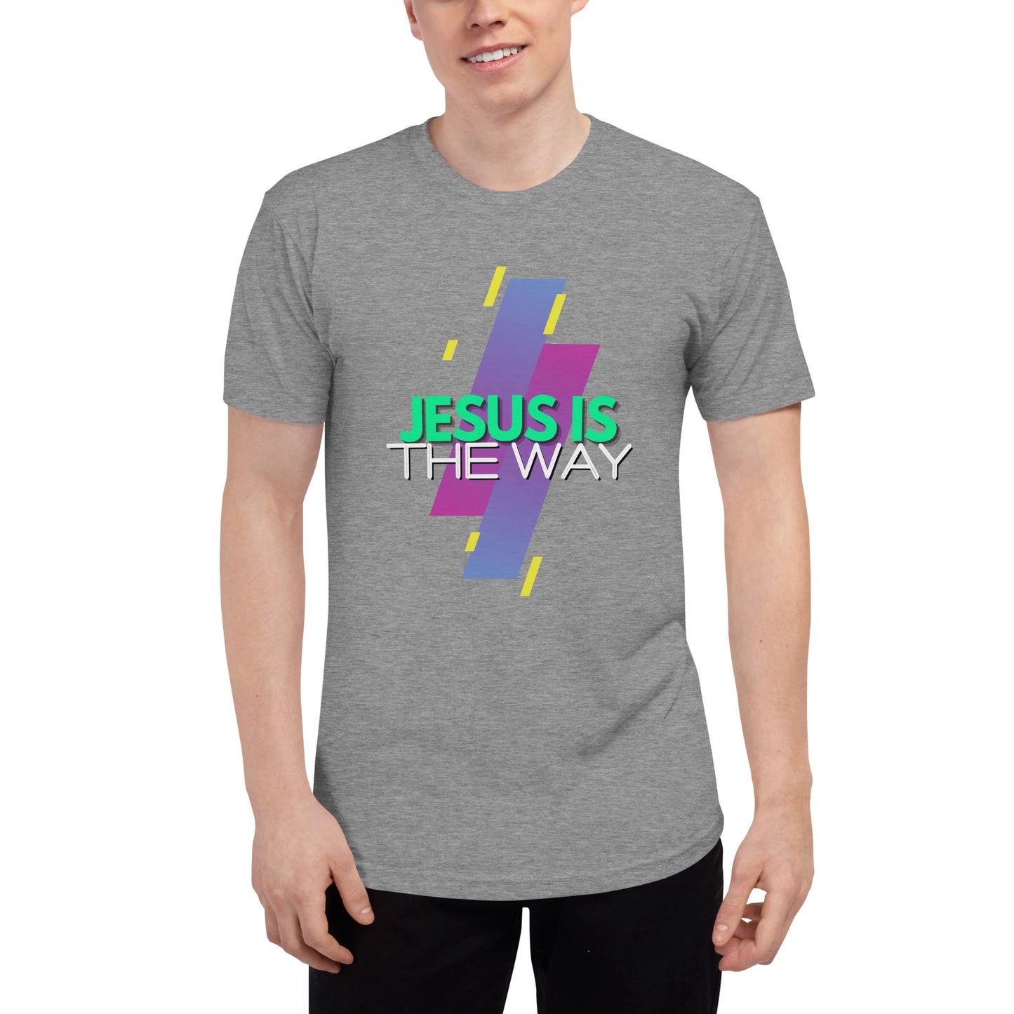 Jesus is THE WAY - Unisex Tri-Blend Track Shirt
