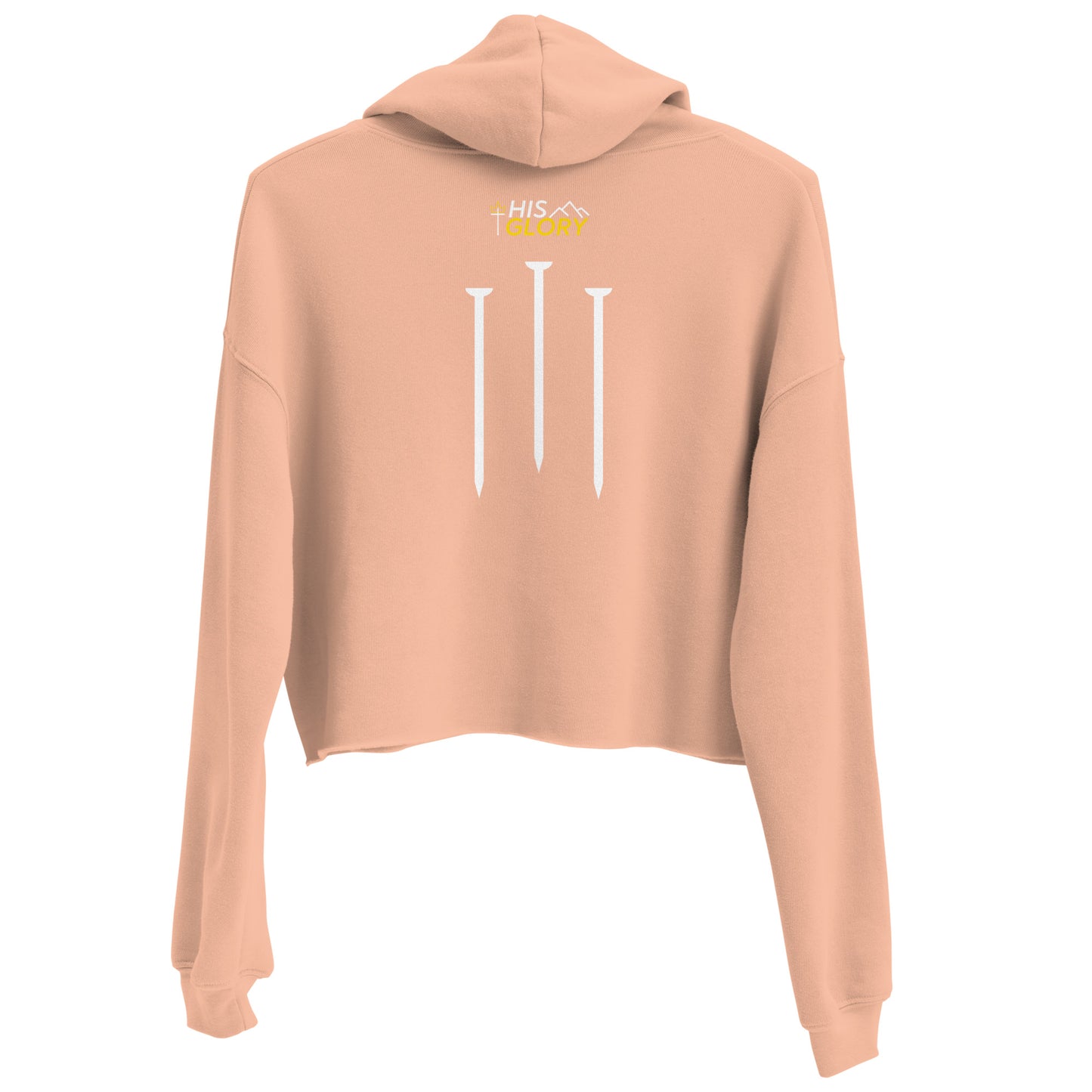 It is Finished - 3 Nails - Crop Hoodie