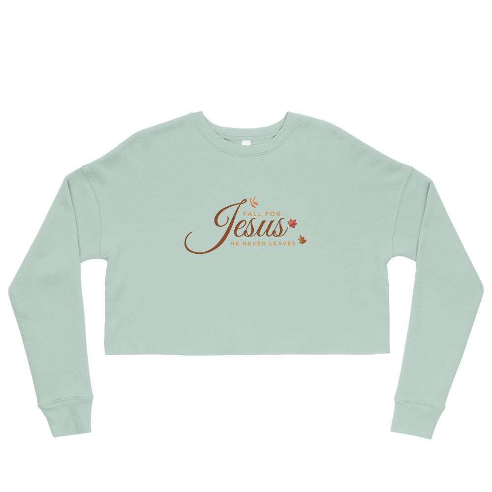 Fall for Jesus 2 - Crop Sweatshirt
