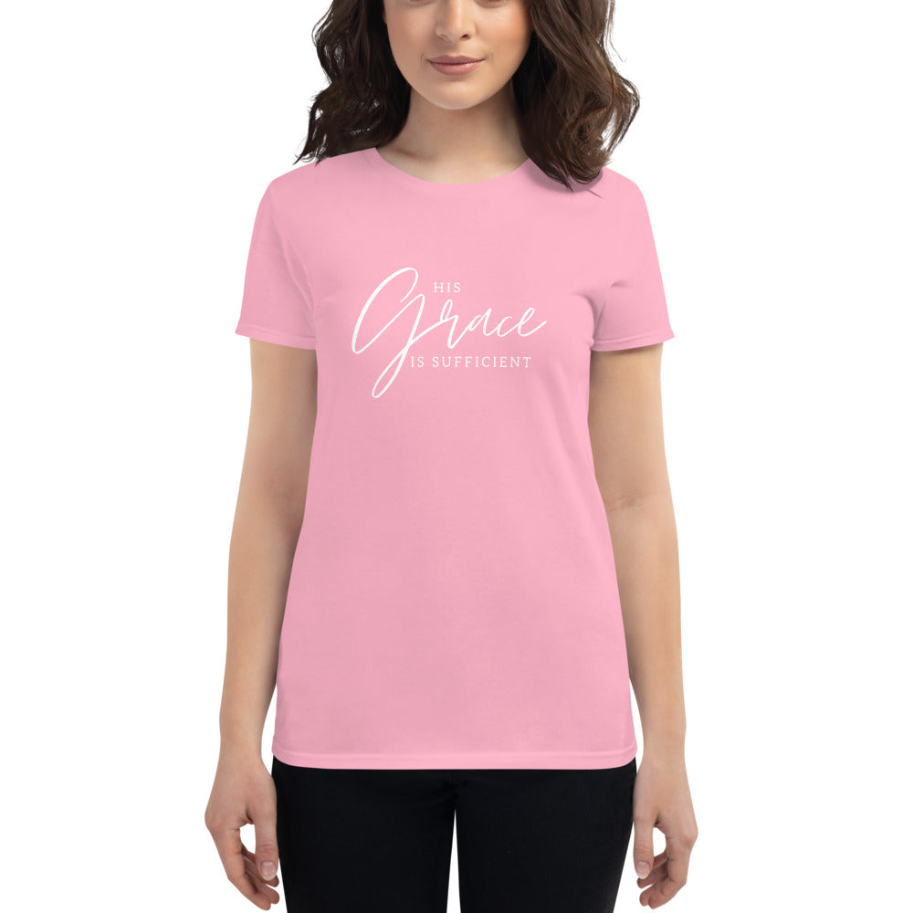 His Grace is Sufficient - Women's short sleeve t-shirt