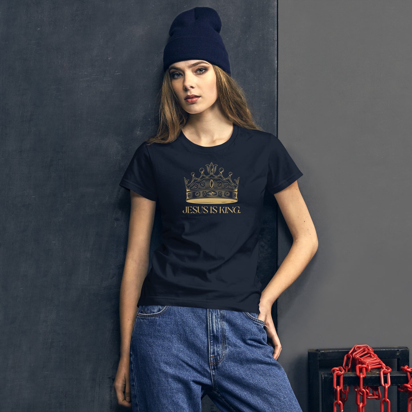 Jesus is KING - 3.0 - NEW - Women's short sleeve t-shirt
