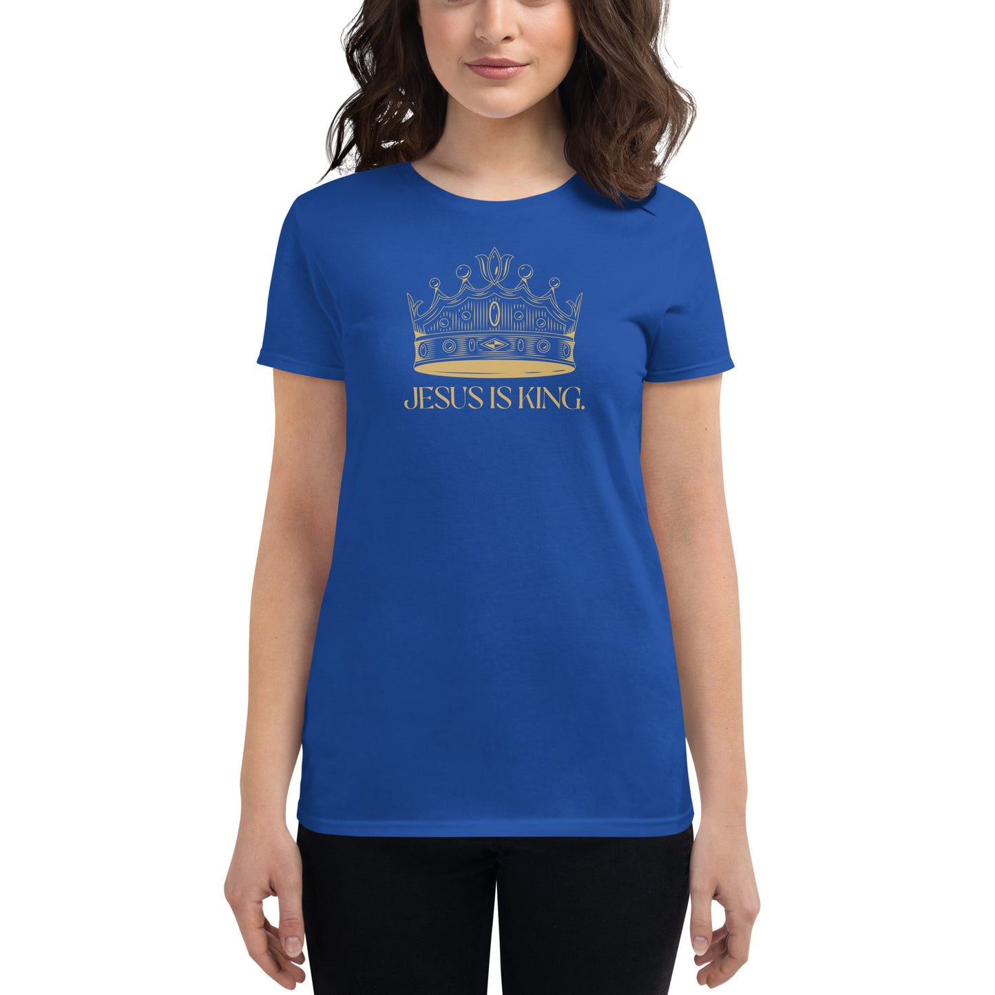 Jesus is KING - 3.0 - NEW - Women's short sleeve t-shirt