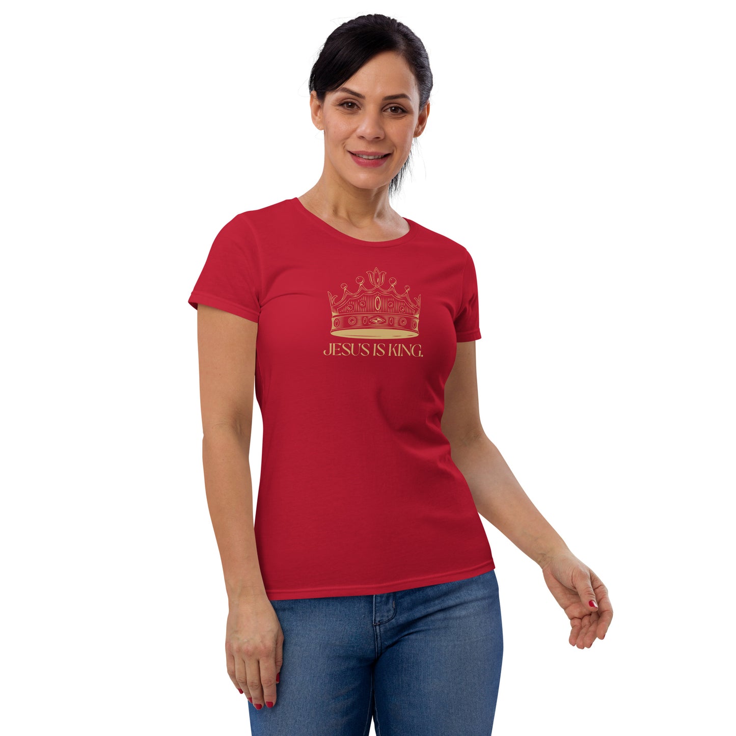 Jesus is KING - 3.0 - NEW - Women's short sleeve t-shirt