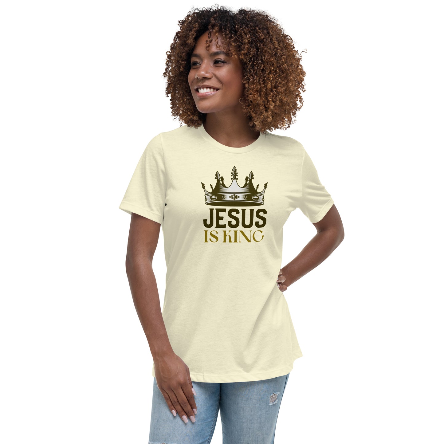 Jesus is KING 2.0 - NEW - Women's Relaxed T-Shirt