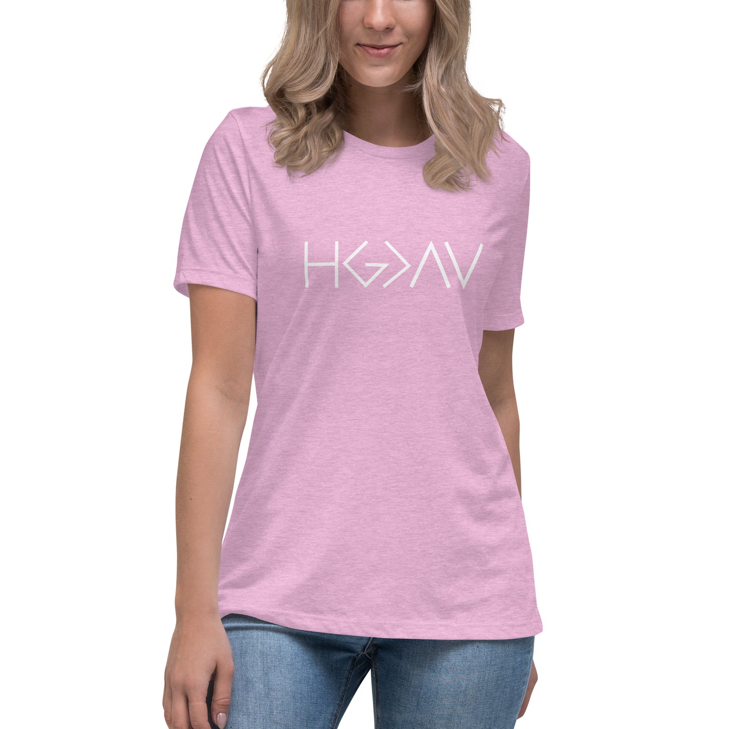 His Glory is Greater than the Highs and the Lows - Women's Relaxed T-Shirt