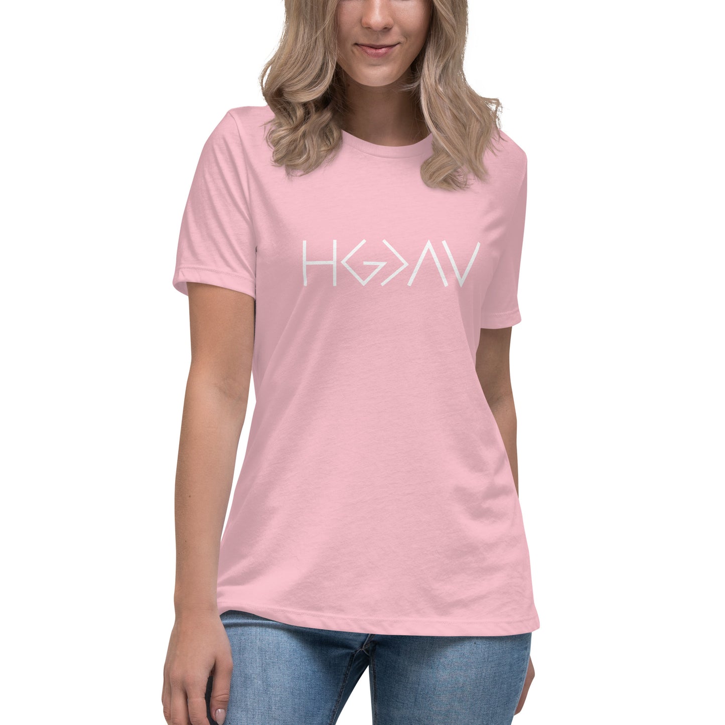 His Glory is Greater than the Highs and the Lows - Women's Relaxed T-Shirt