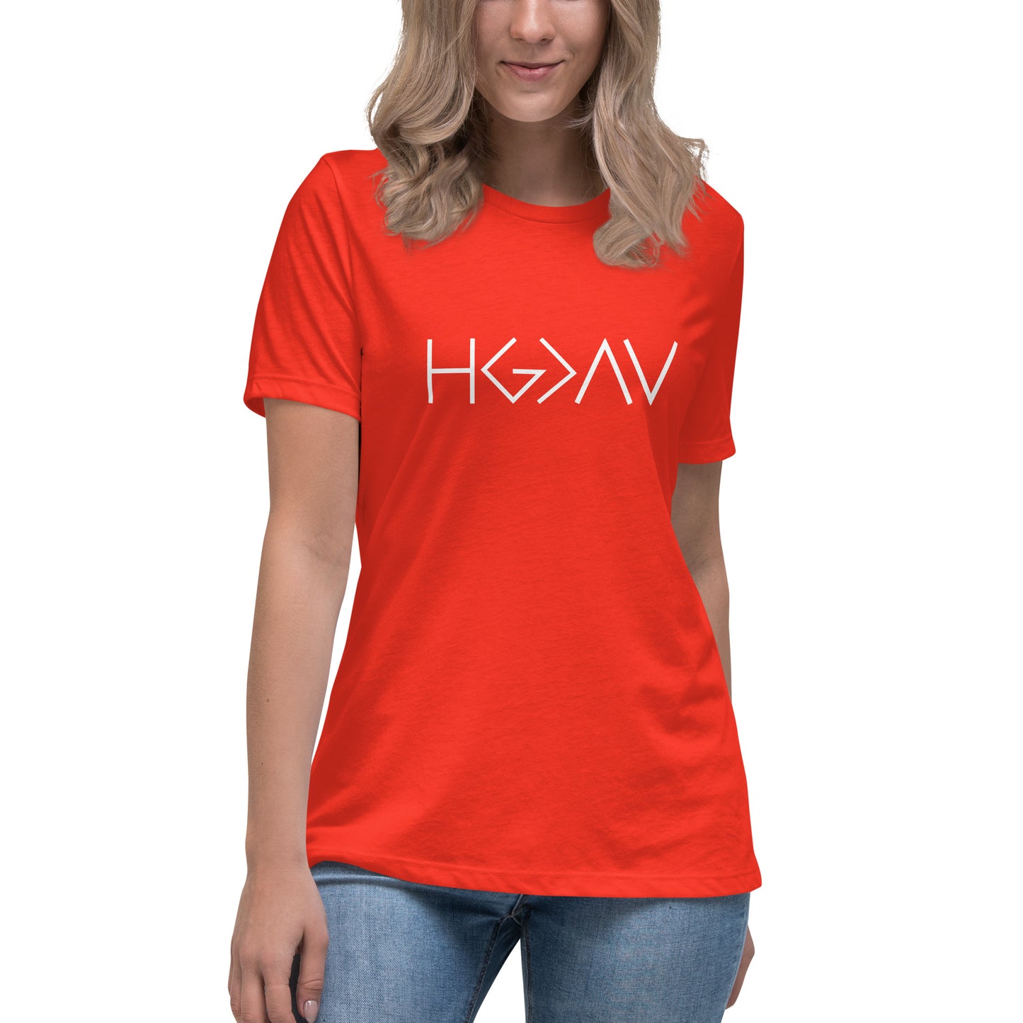 His Glory is Greater than the Highs and the Lows - Women's Relaxed T-Shirt