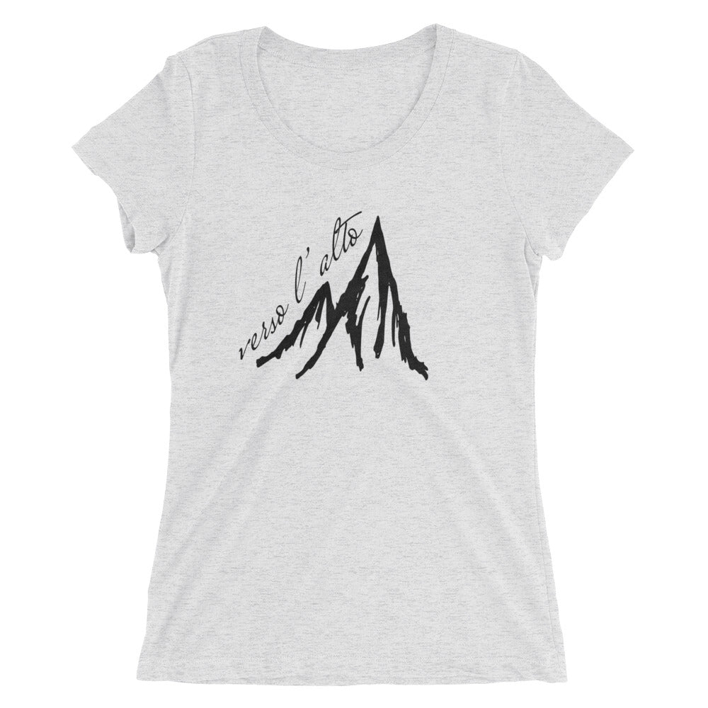 Verso le'alto! - Blk - Ladies' short sleeve t-shirt