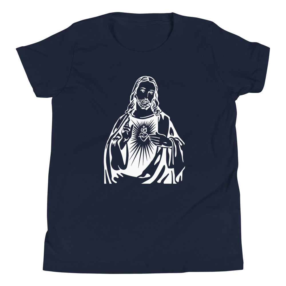 Sacred Heart Jesus - 2.0 - Youth Short Sleeve T-Shirt