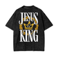 JESUS IS KING - 3.0 - Oversize Snow Washed T-Shirt