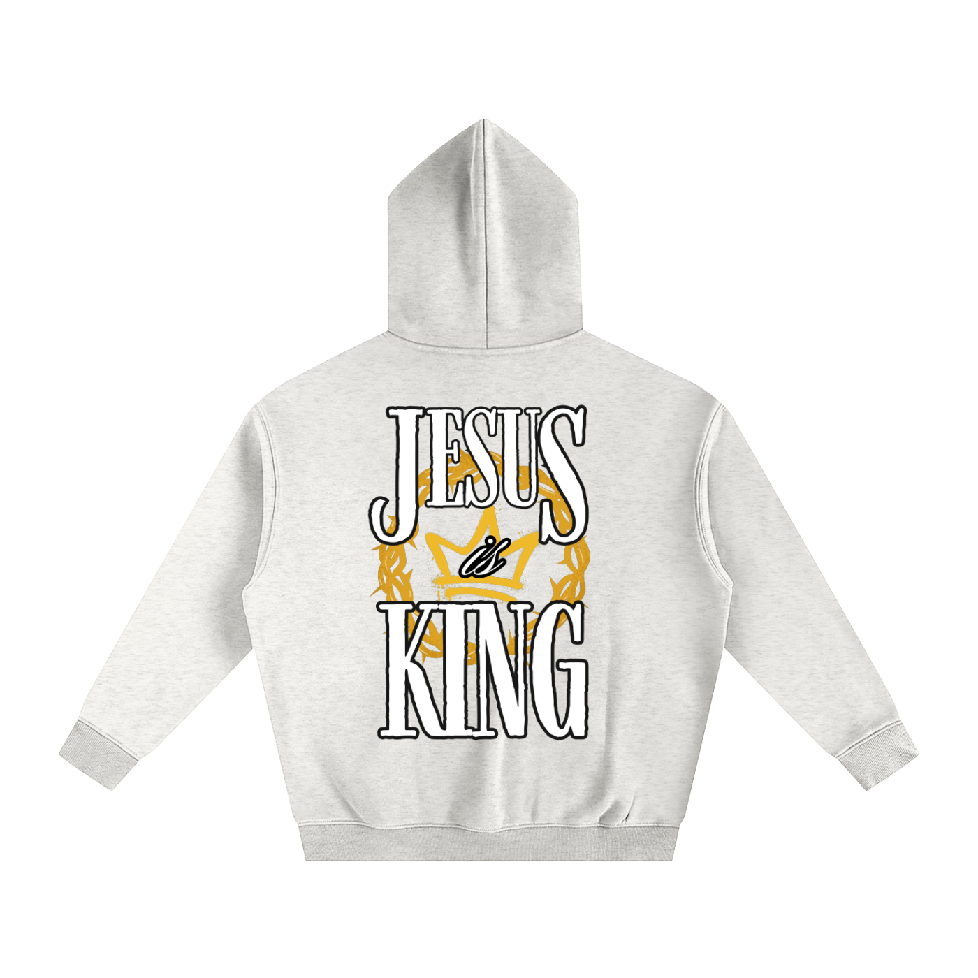 JESUS IS KING - 3.0 - Oversize Fleeced Hoodie