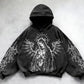 Hooded Printed Hip Hop Y2G Streetwear Sweatshirt