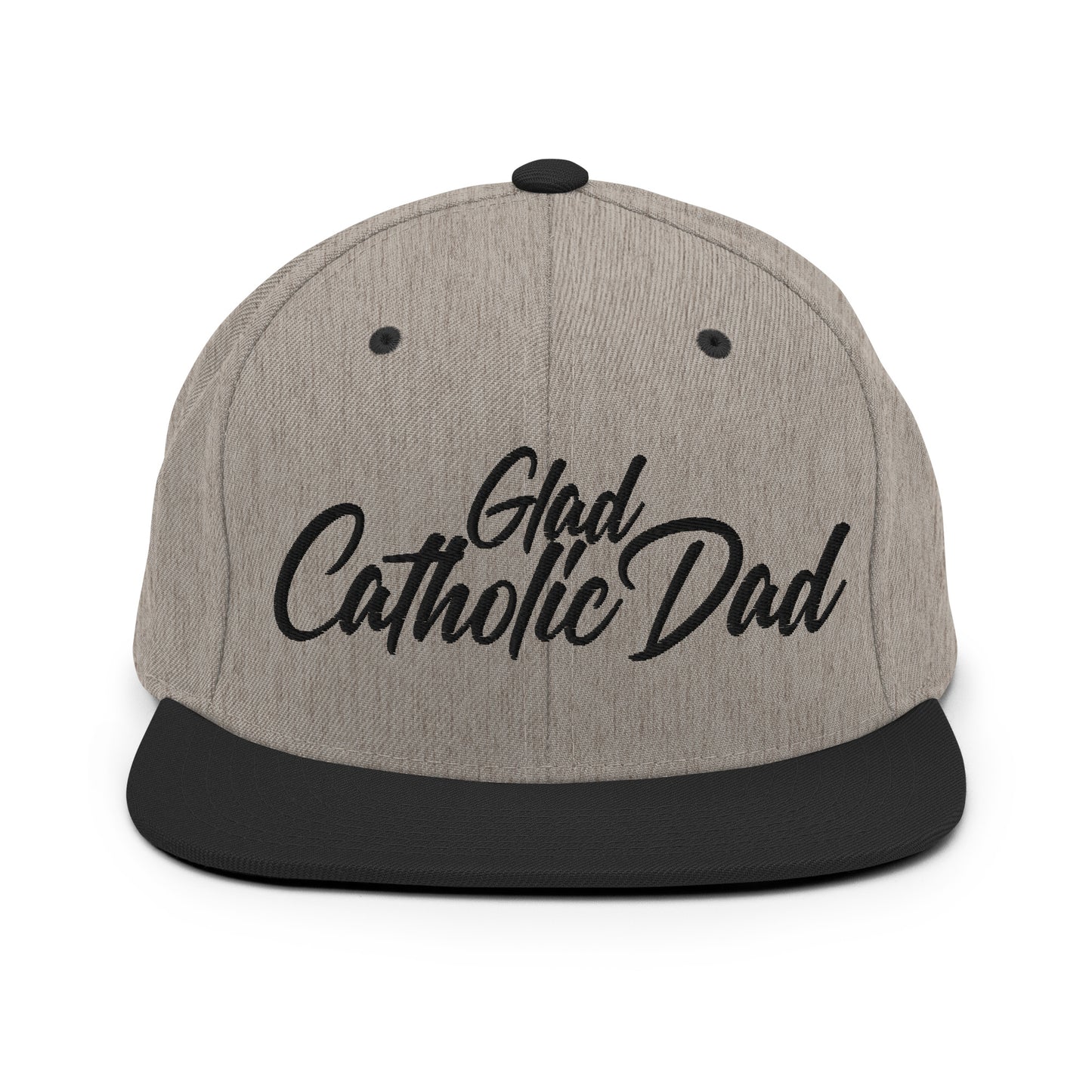 Glad Cathoic Dads - Snapback Hat