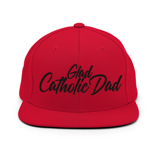 Glad Cathoic Dads - Snapback Hat