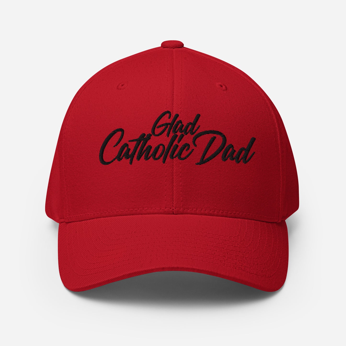 Glad Catholic Dads. - Structured Twill Cap (non-adjustable)