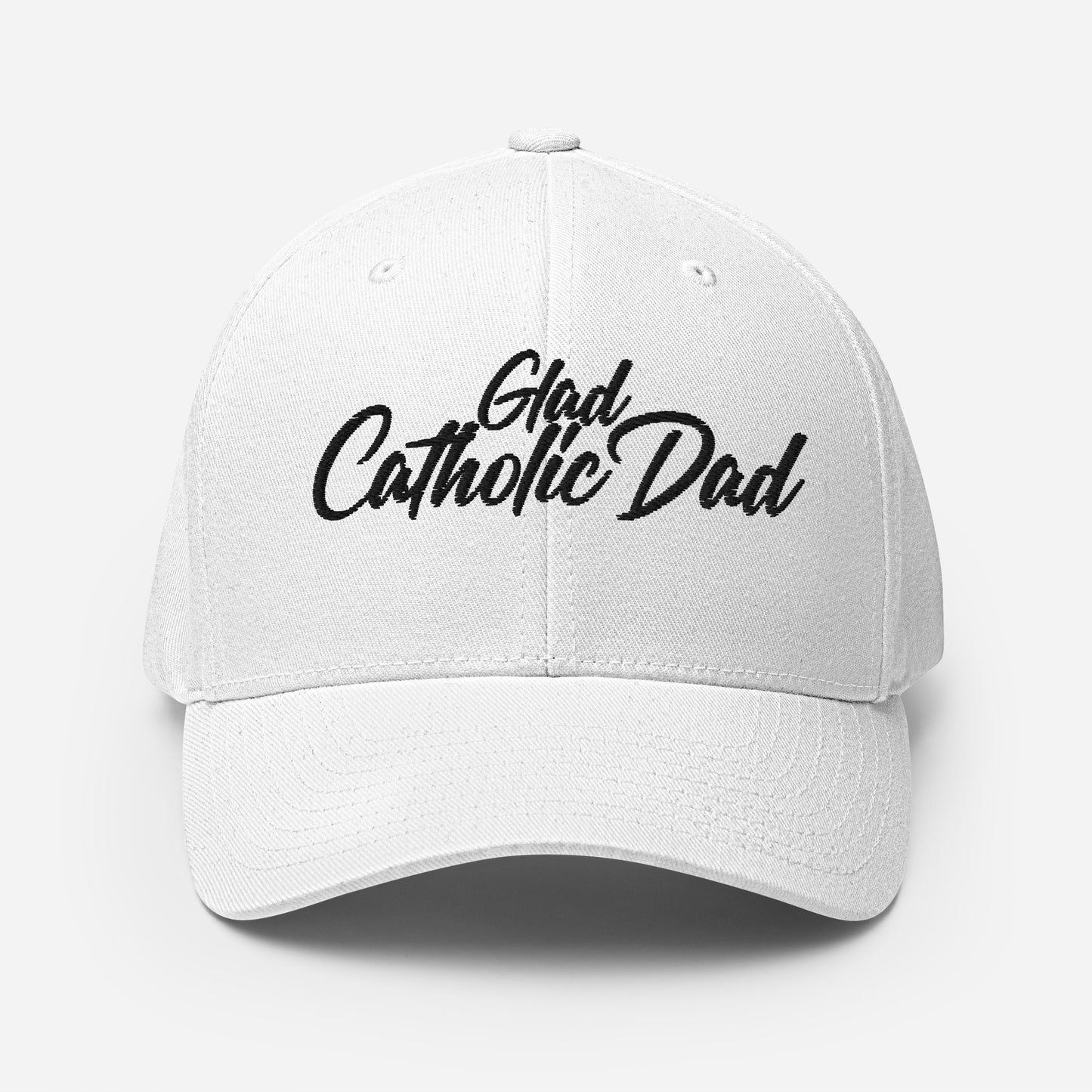 Glad Catholic Dads. - Structured Twill Cap (non-adjustable)