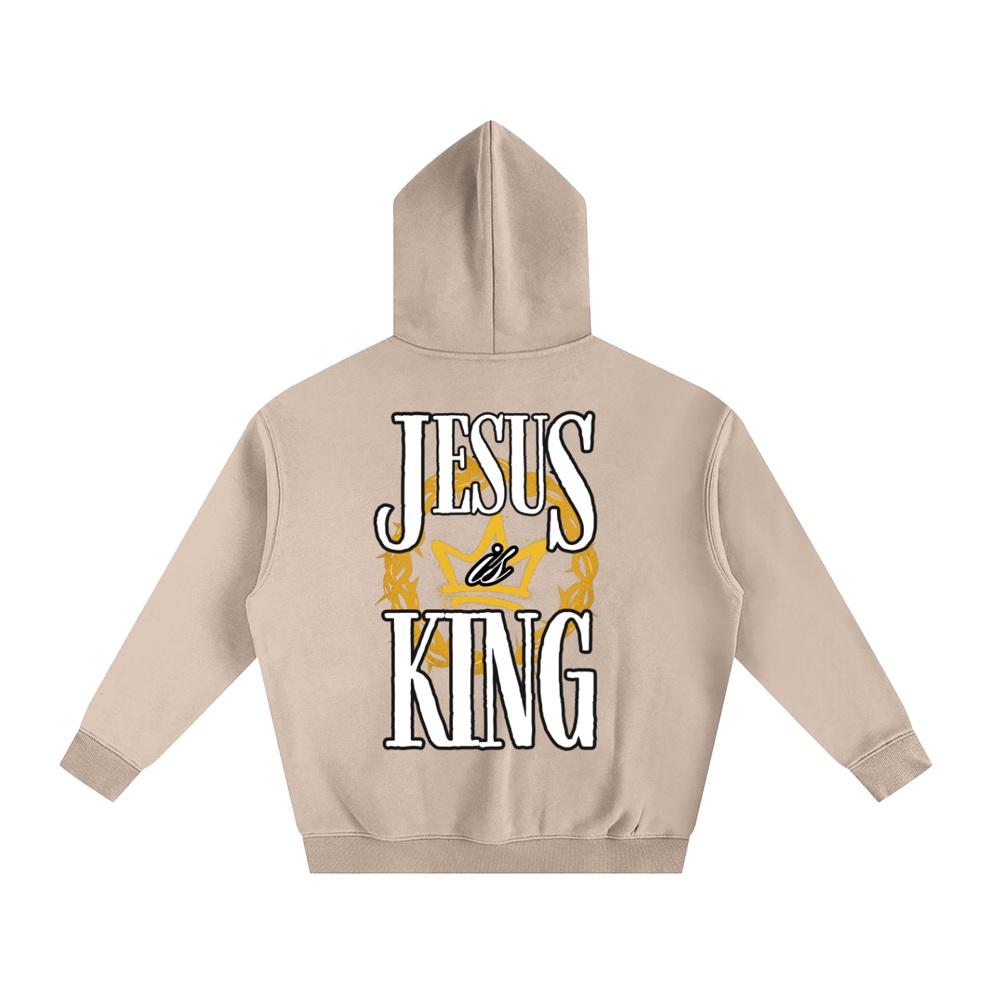 JESUS IS KING - 3.0 - Oversize Fleeced Hoodie