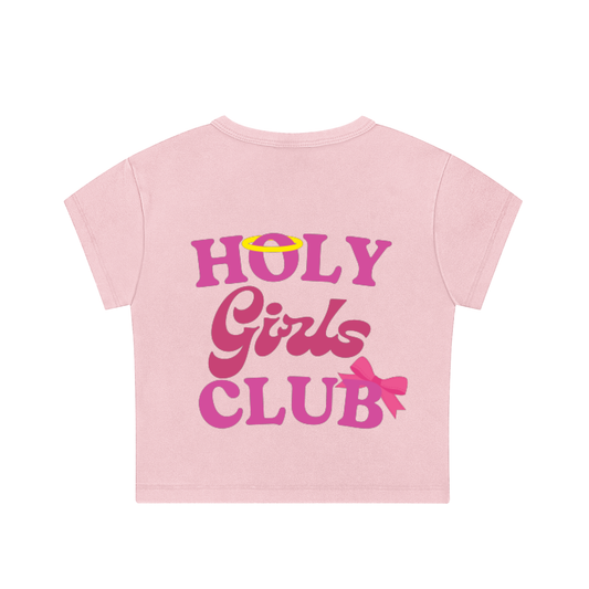Holy Girls Club - Snow Washed Crop Top