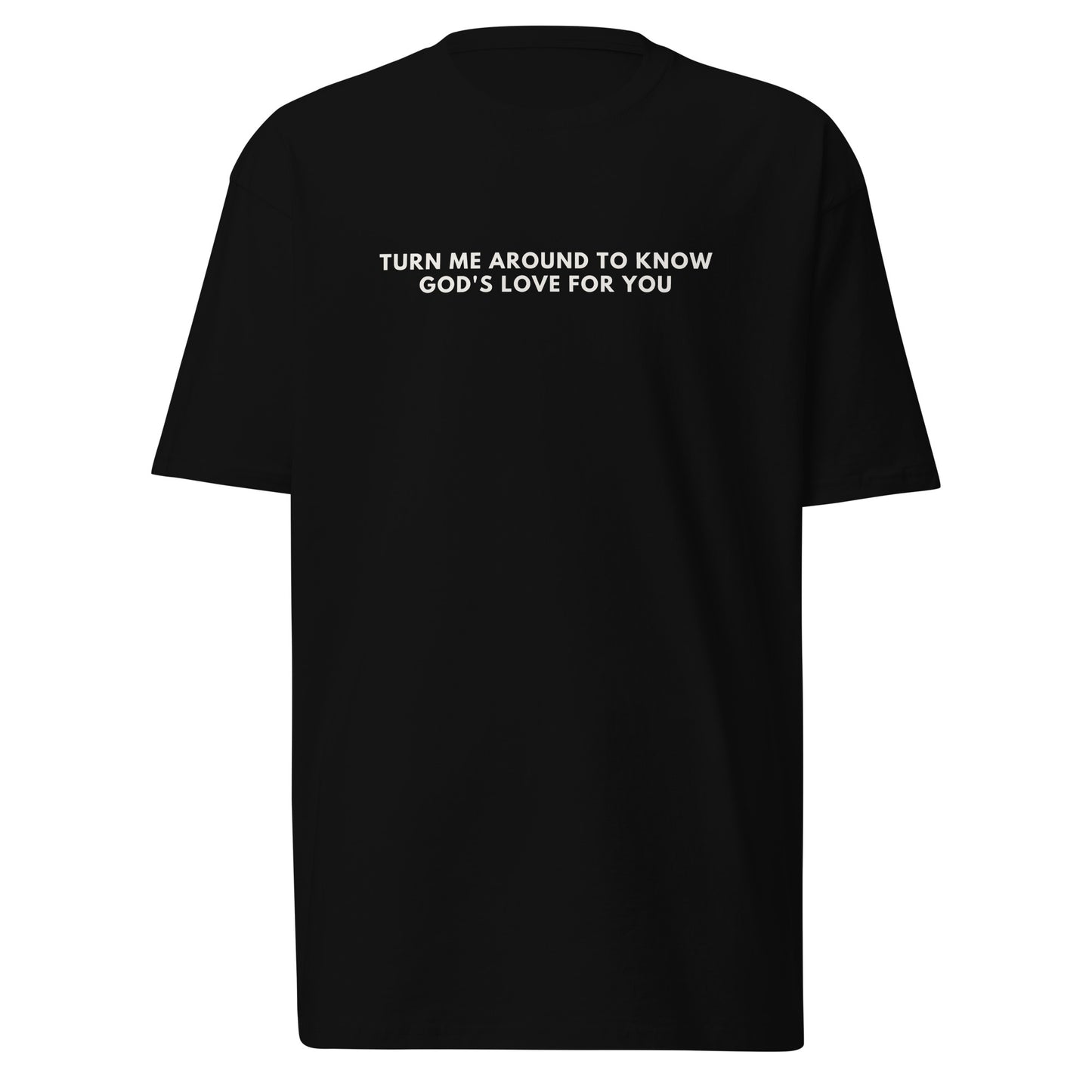 To the Person Reading (God's Love for You) - Men’s premium heavyweight tee - Oversized Style