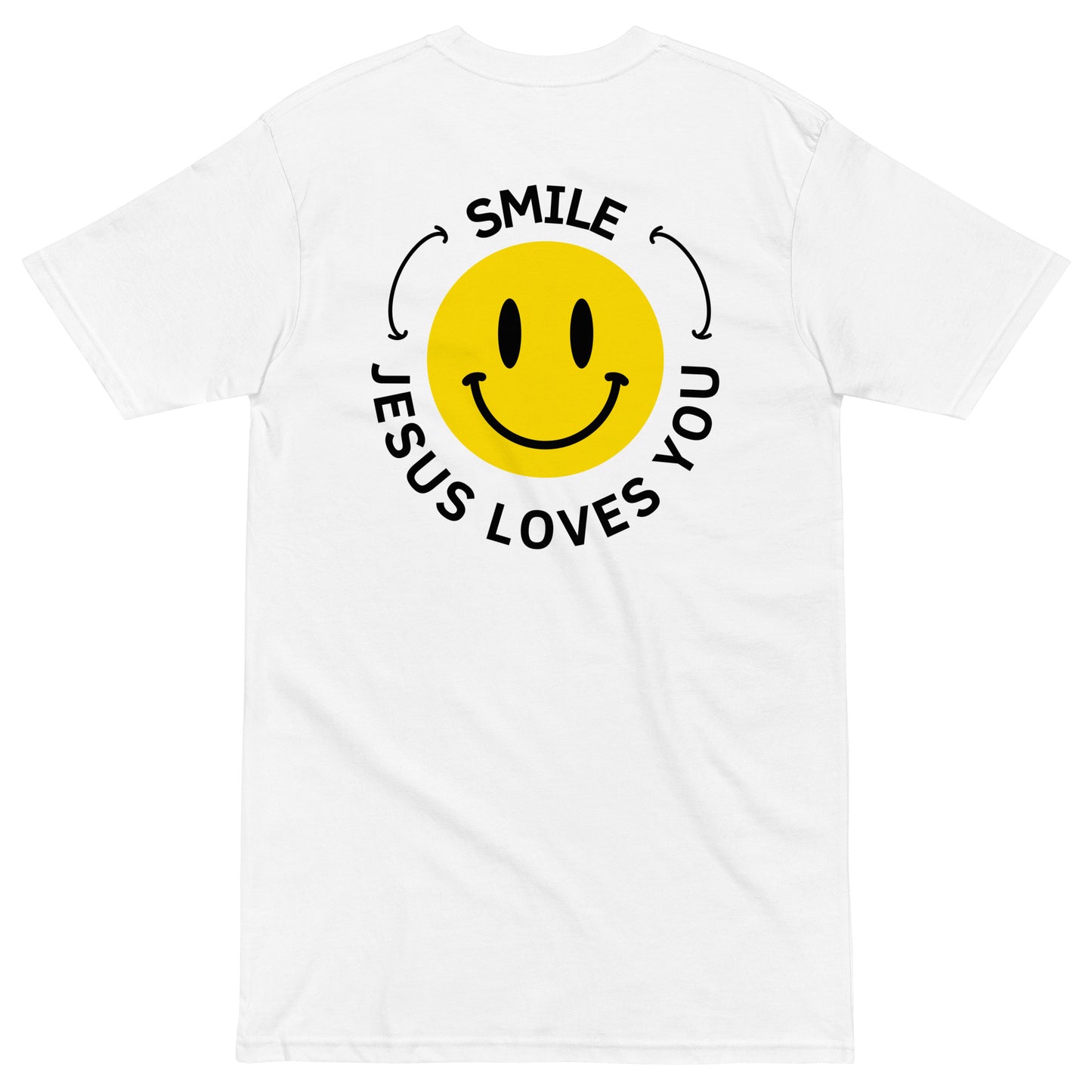 Spread Joy and Faith - 'Smile: Jesus Loves You' T-Shirt (Male Fit)